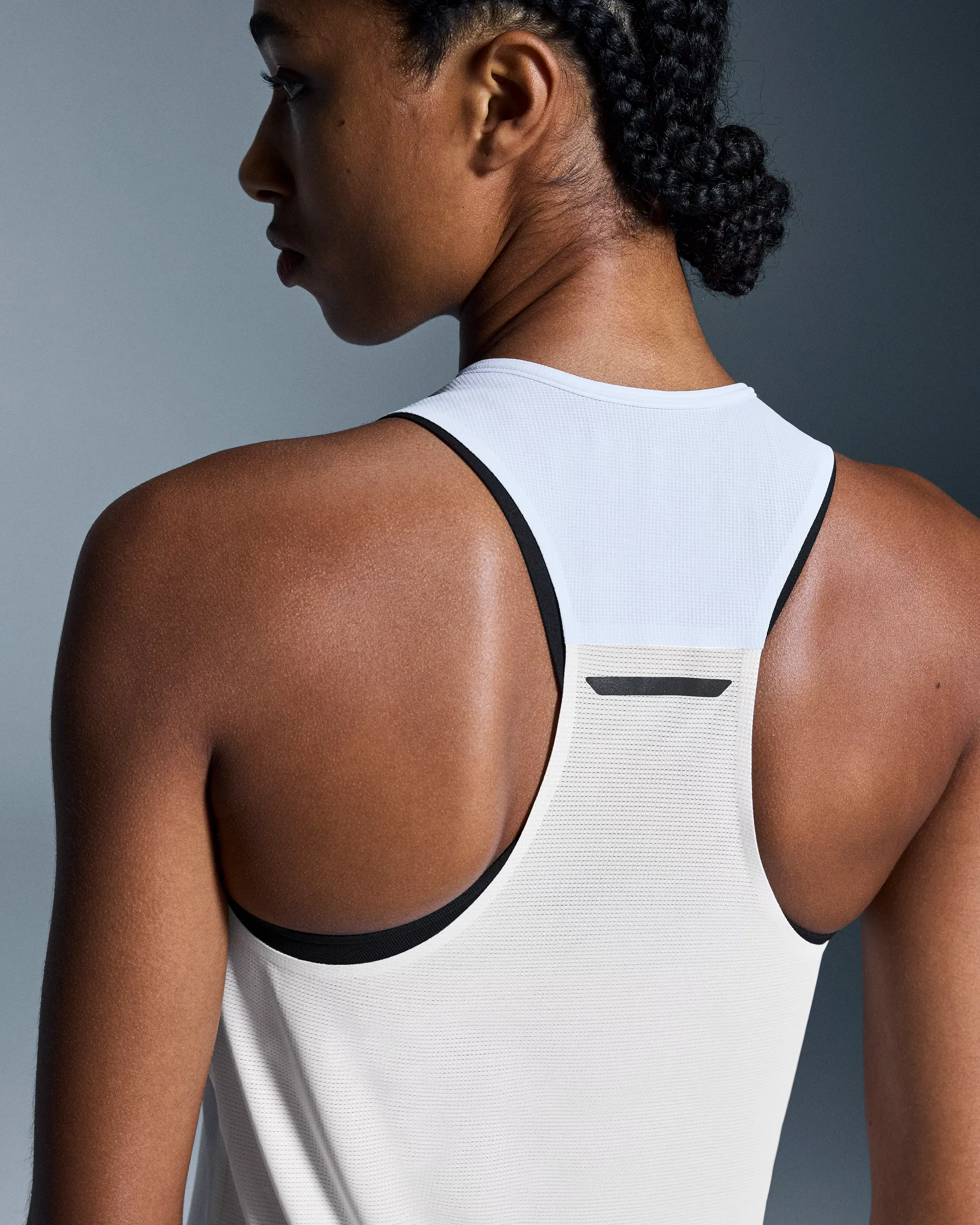 Women s Performance Tank in White | Silver (MCR) - 3