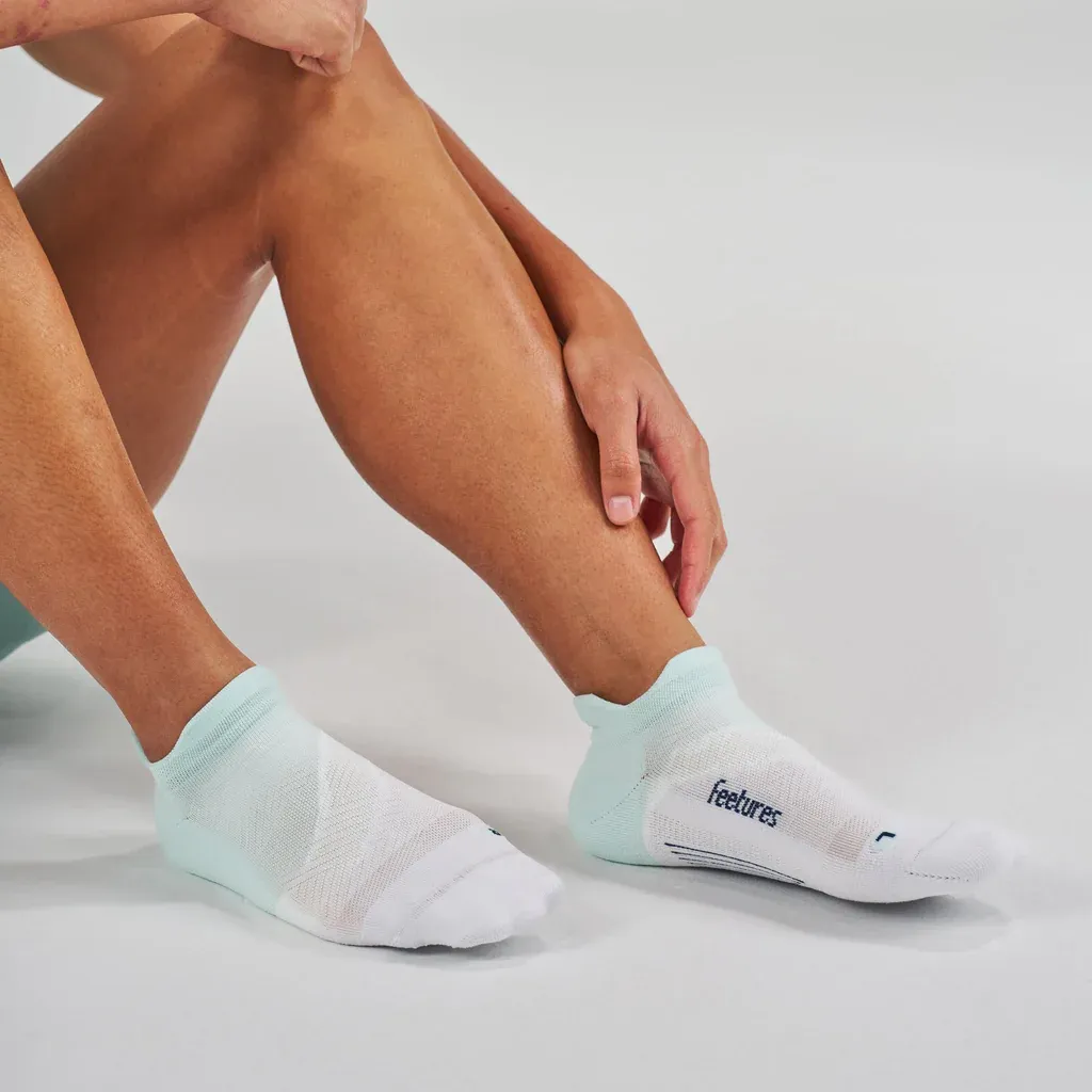 Elite Light Cushion No-Show Socks in Supine Sage - 3