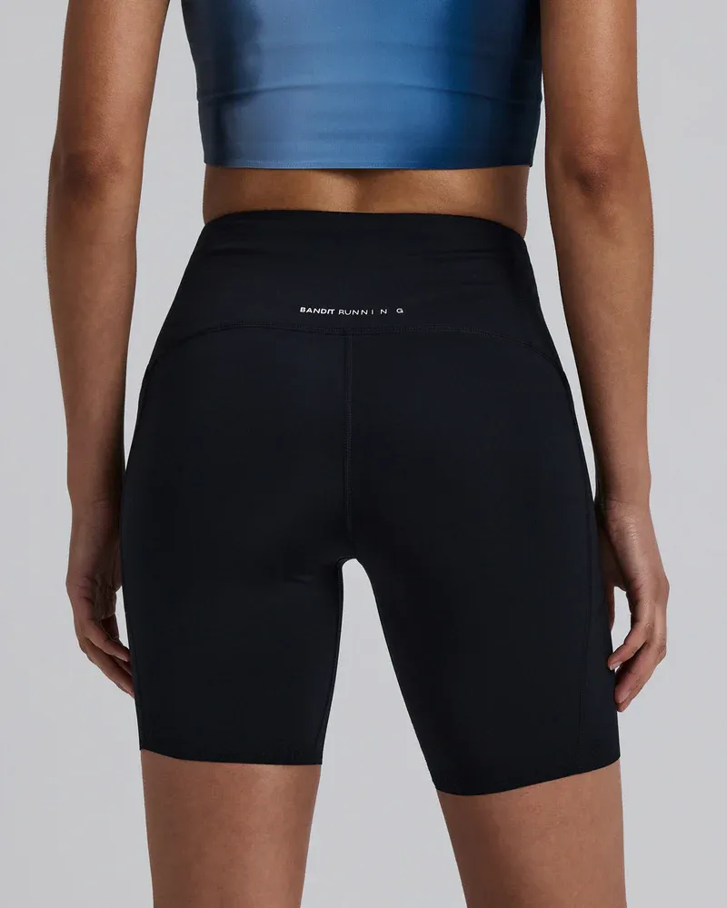 Women s Stamina-V High Waist Compression Shorts 7 in Black - 3