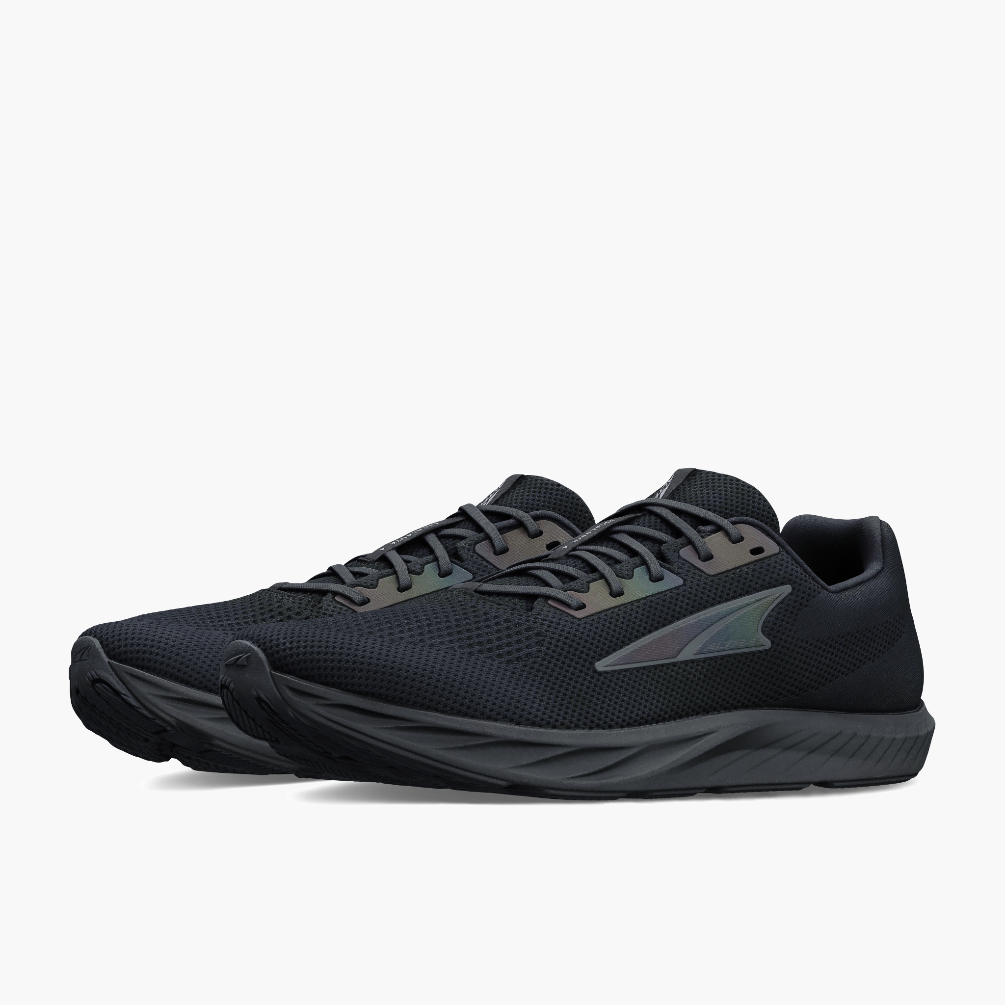 3/4 angle shot of Women's Escalante 4 in Black / Iridescent