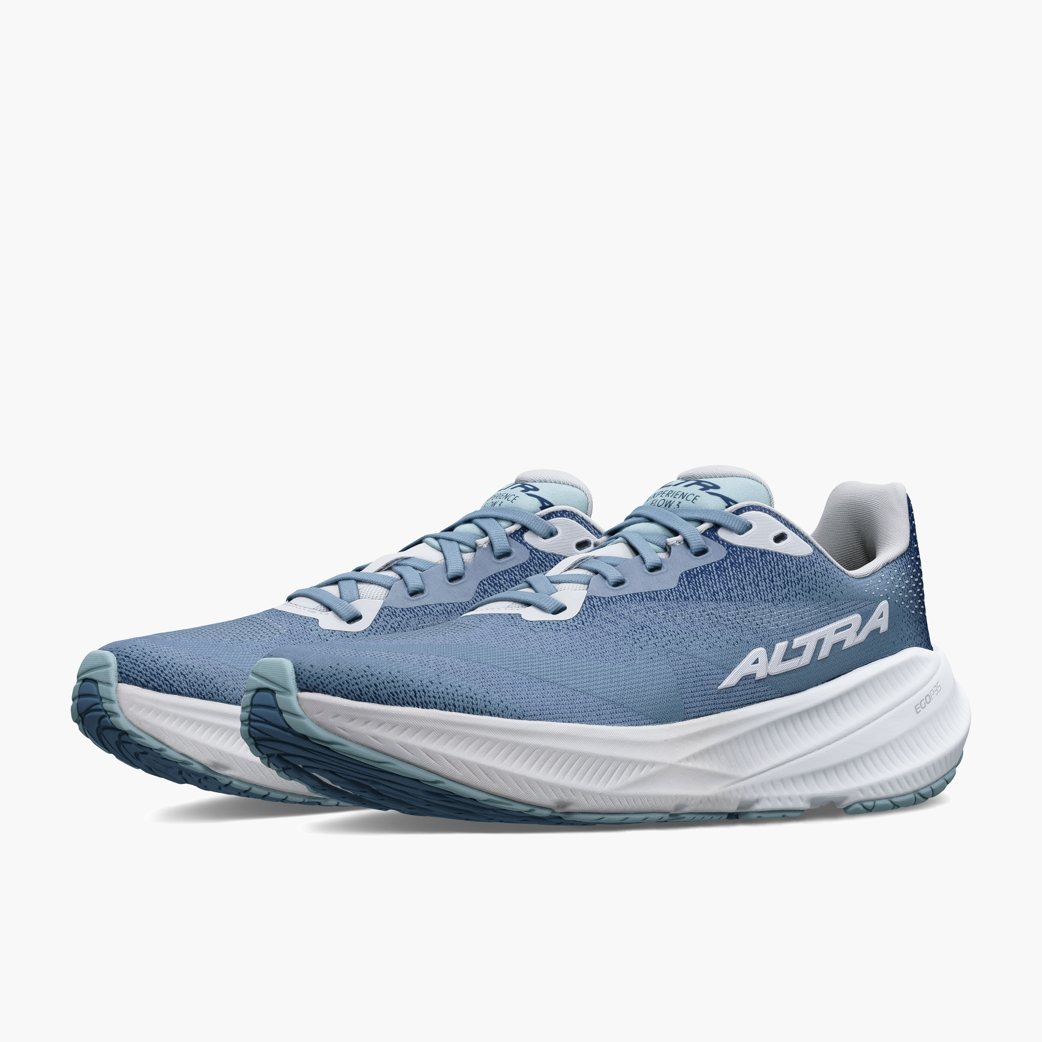3/4 angle shot of Women's Experience Flow 3 in Light Blue
