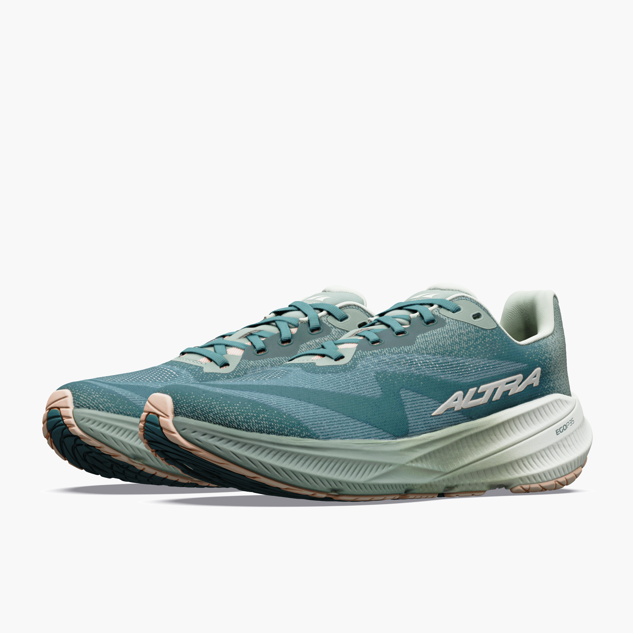 3/4 angle shot of Women's Experience Flow 3 in Sea Pine / Ice / Grn Milieu