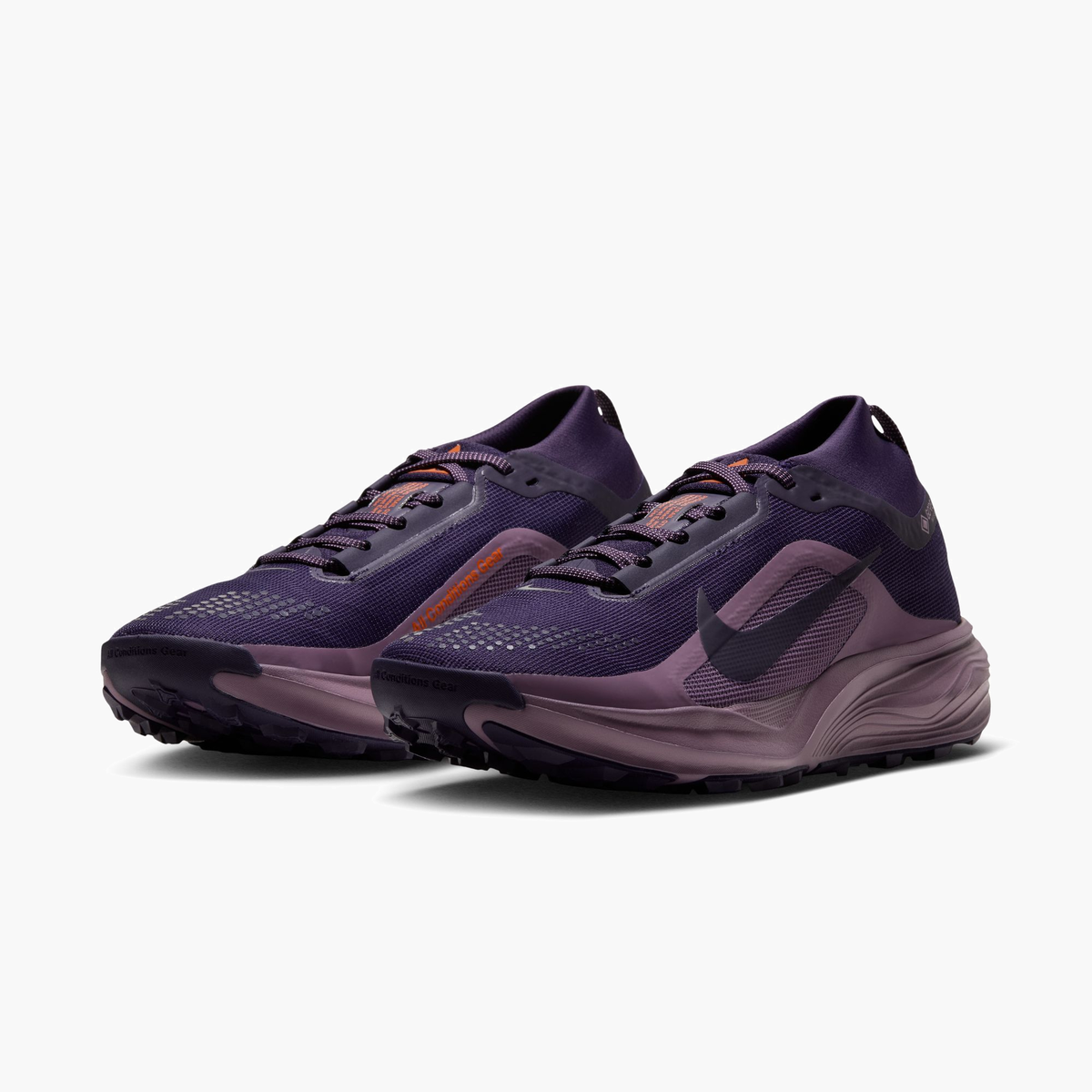 3/4 angle shot of Women's ACG Pegasus Gore-Tex in Purple Dynasty / Lt Orewood Brn