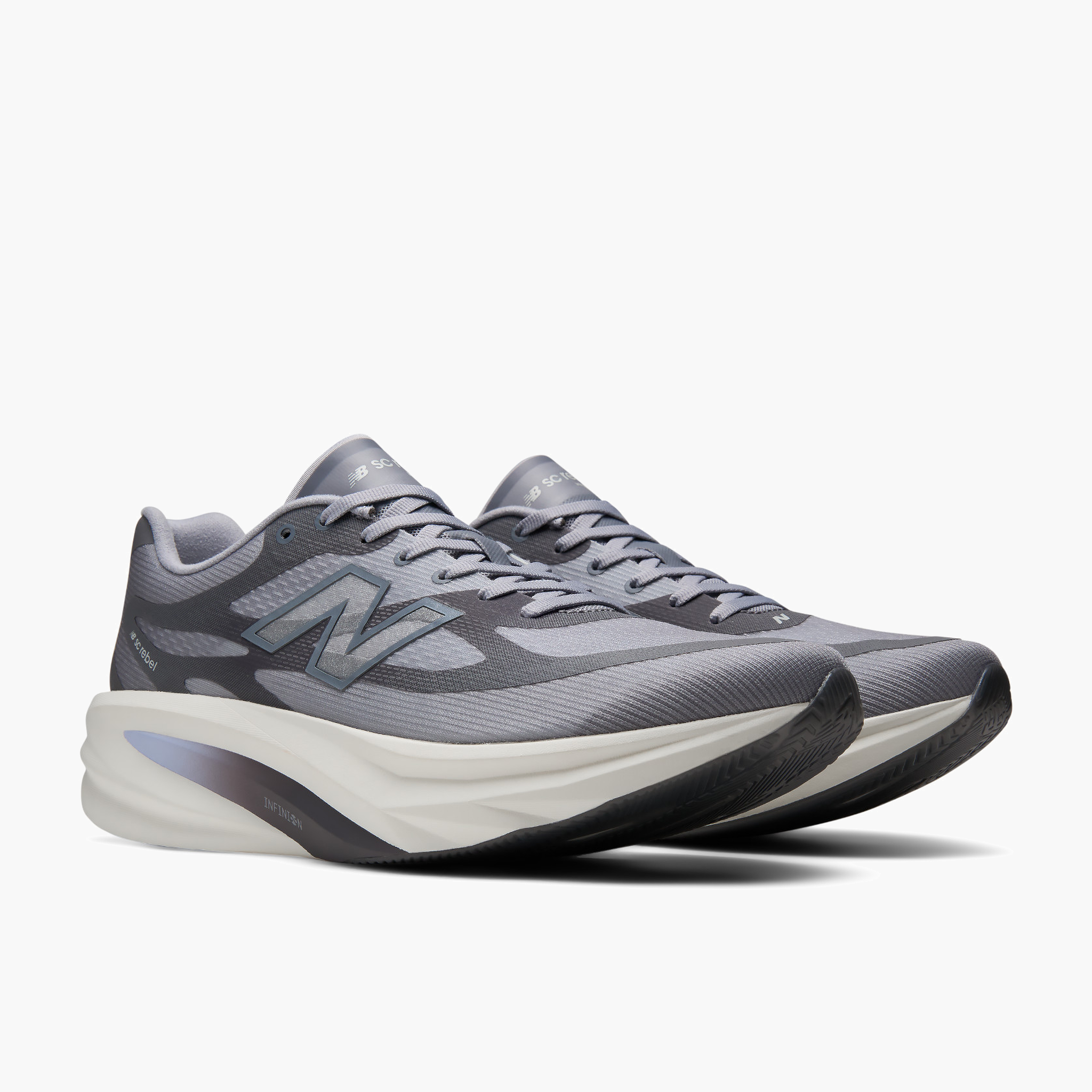 3/4 angle shot of Men's Supercomp Rebel v1 in Digitalmist / Greymatter