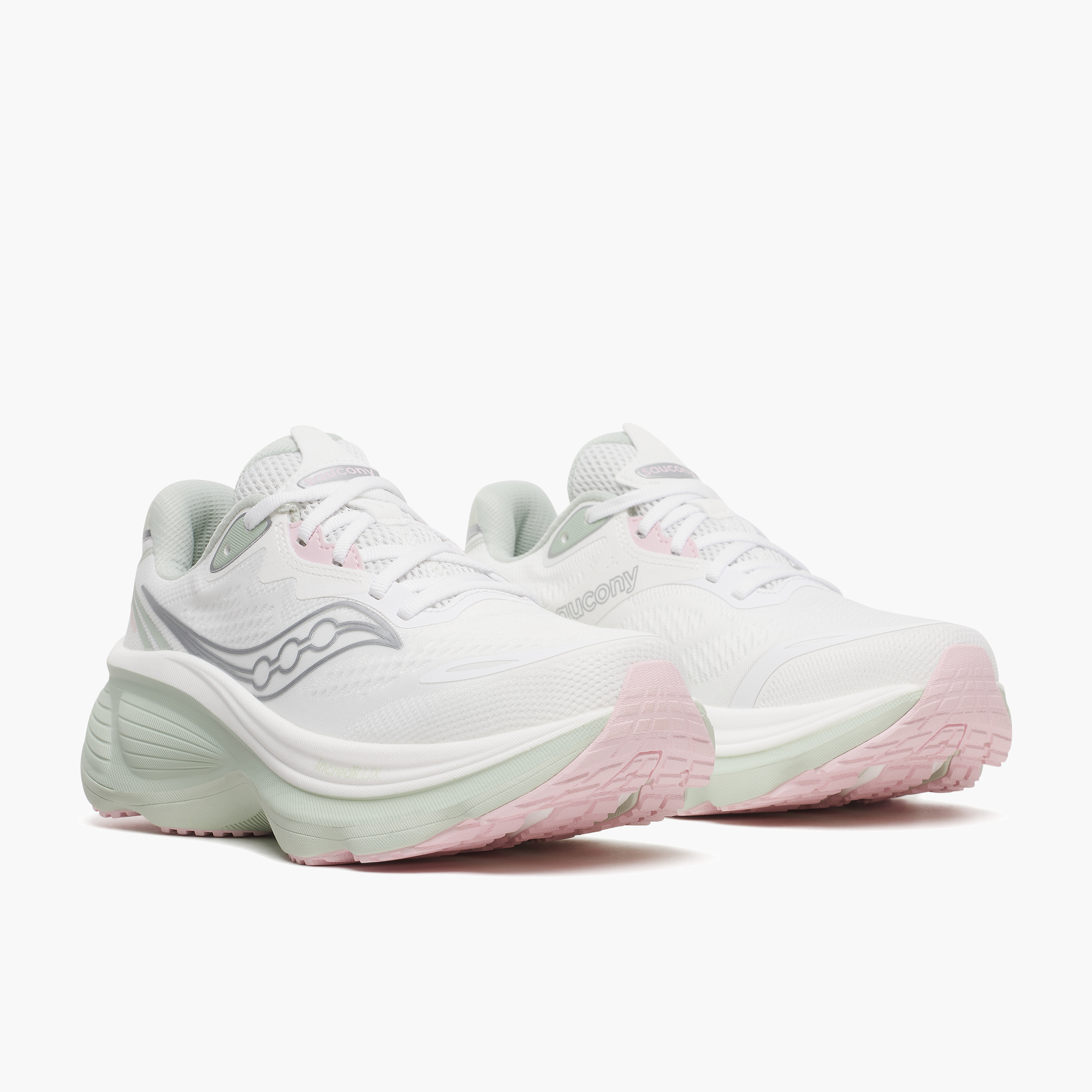 3/4 angle shot of Women's Hurricane 26 in White / Cast