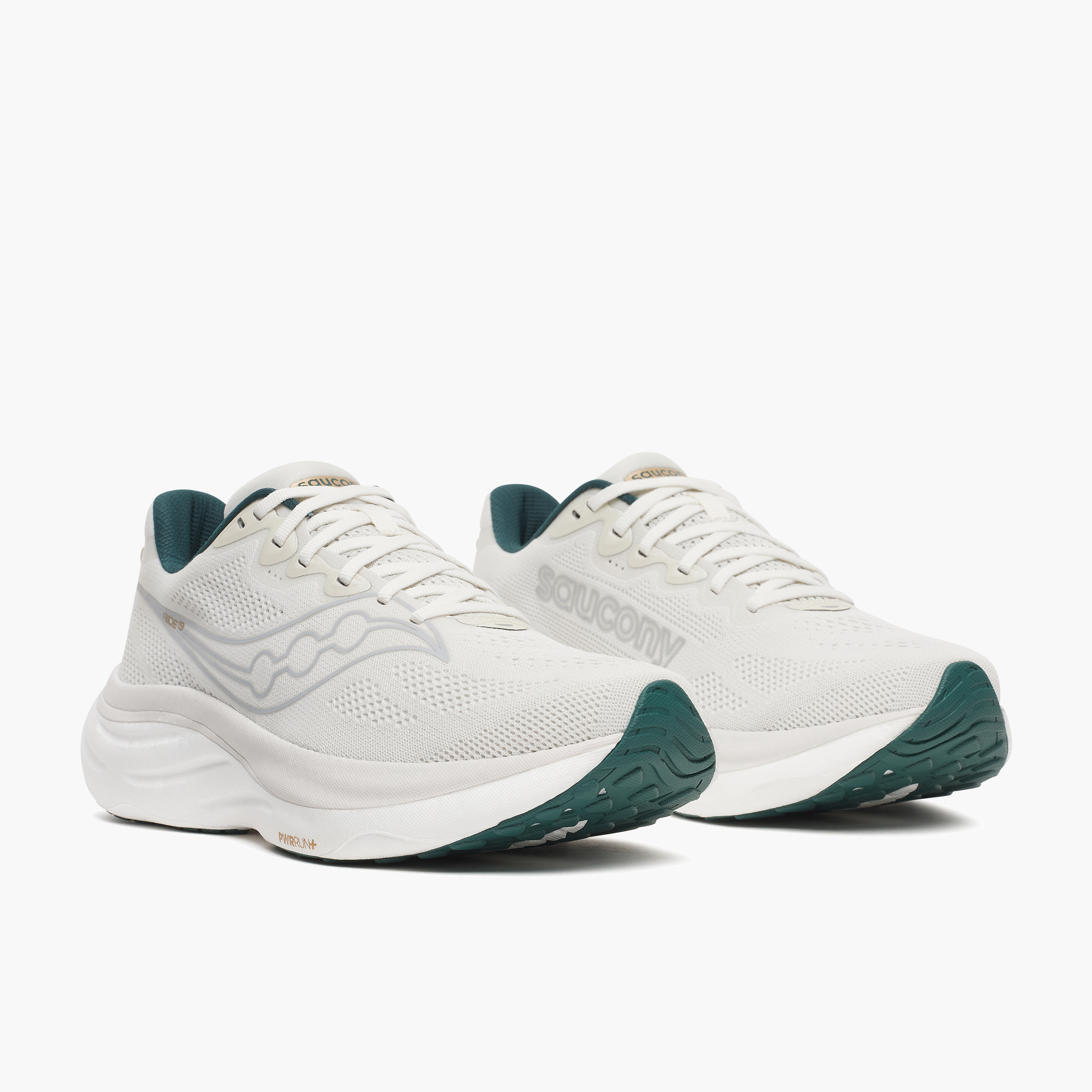 3/4 angle shot of Men's Ride 19 in Quartz / Pine