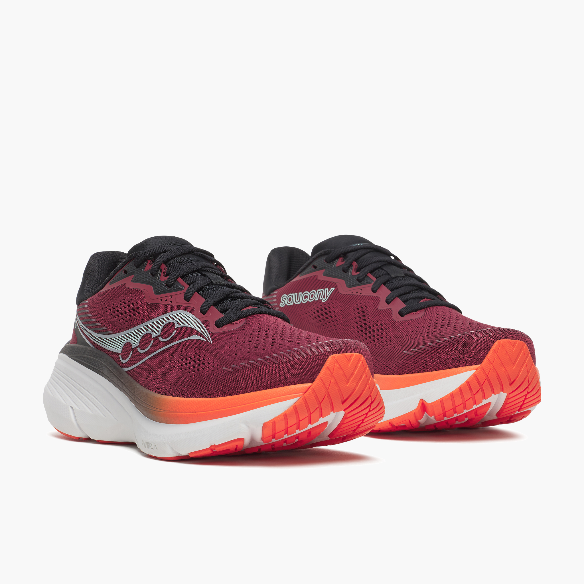 3/4 angle shot of Men's Guide 19 in Crimson / Fire