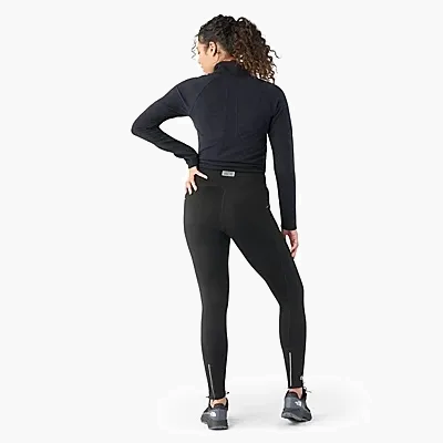 Women s Active Fleece Wind Tights in Black - 4