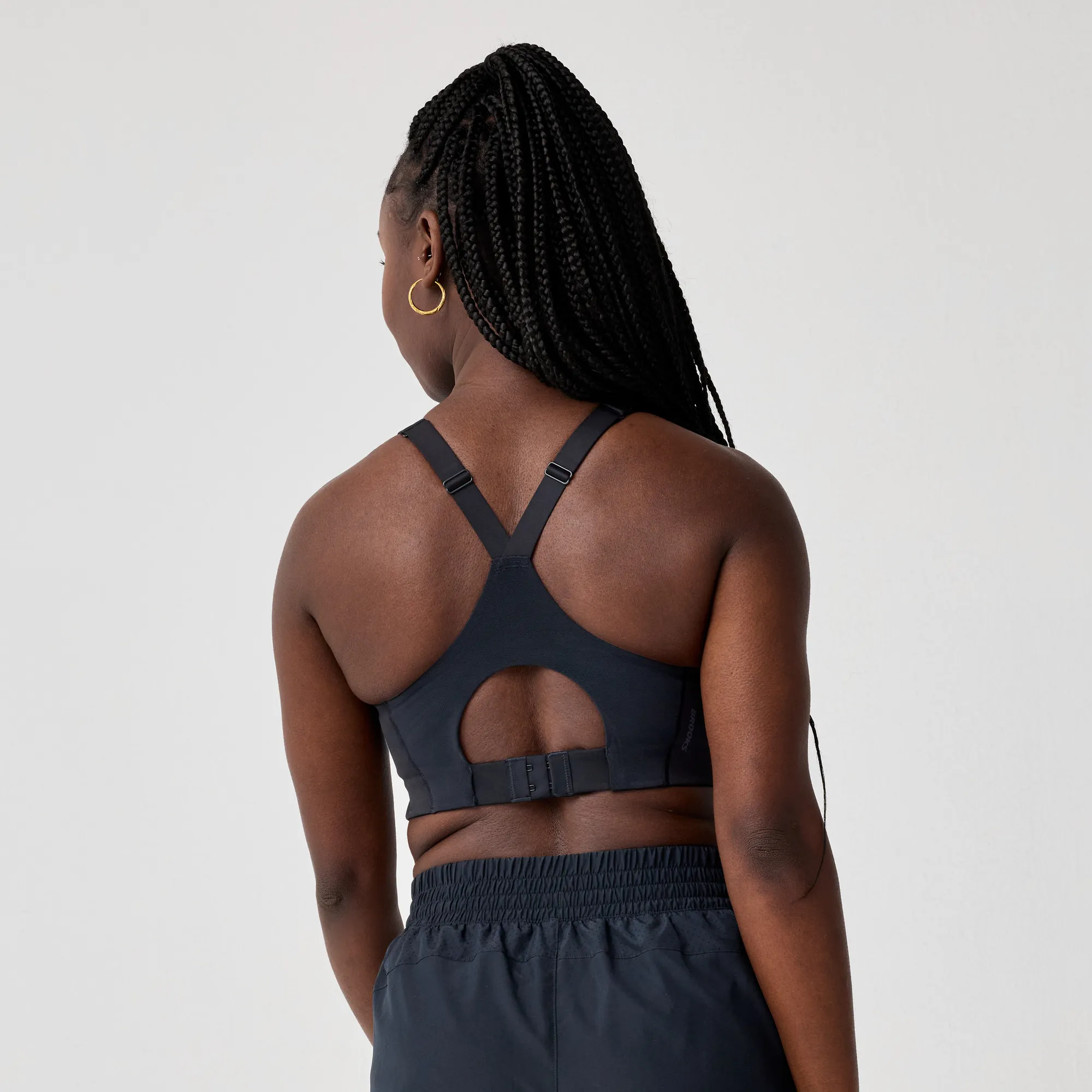 Limitless Racerback Bra in Black - 4