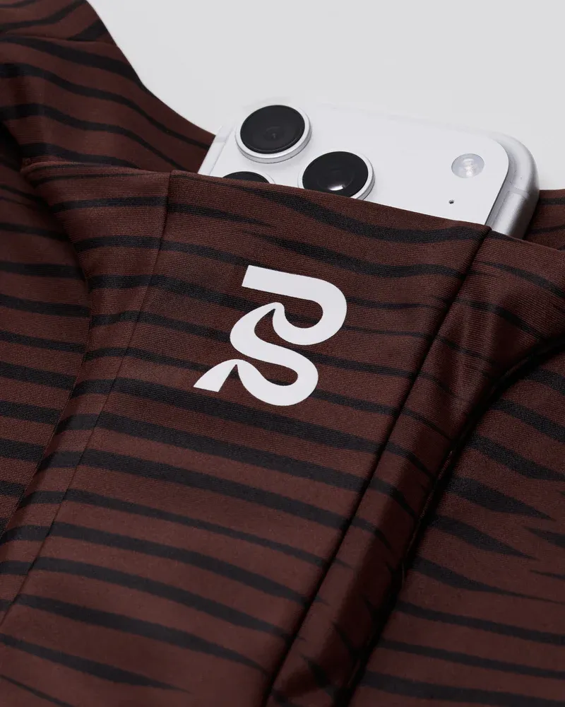 Women s Stamina Race Crop - Organic Stripe Cacao (4)