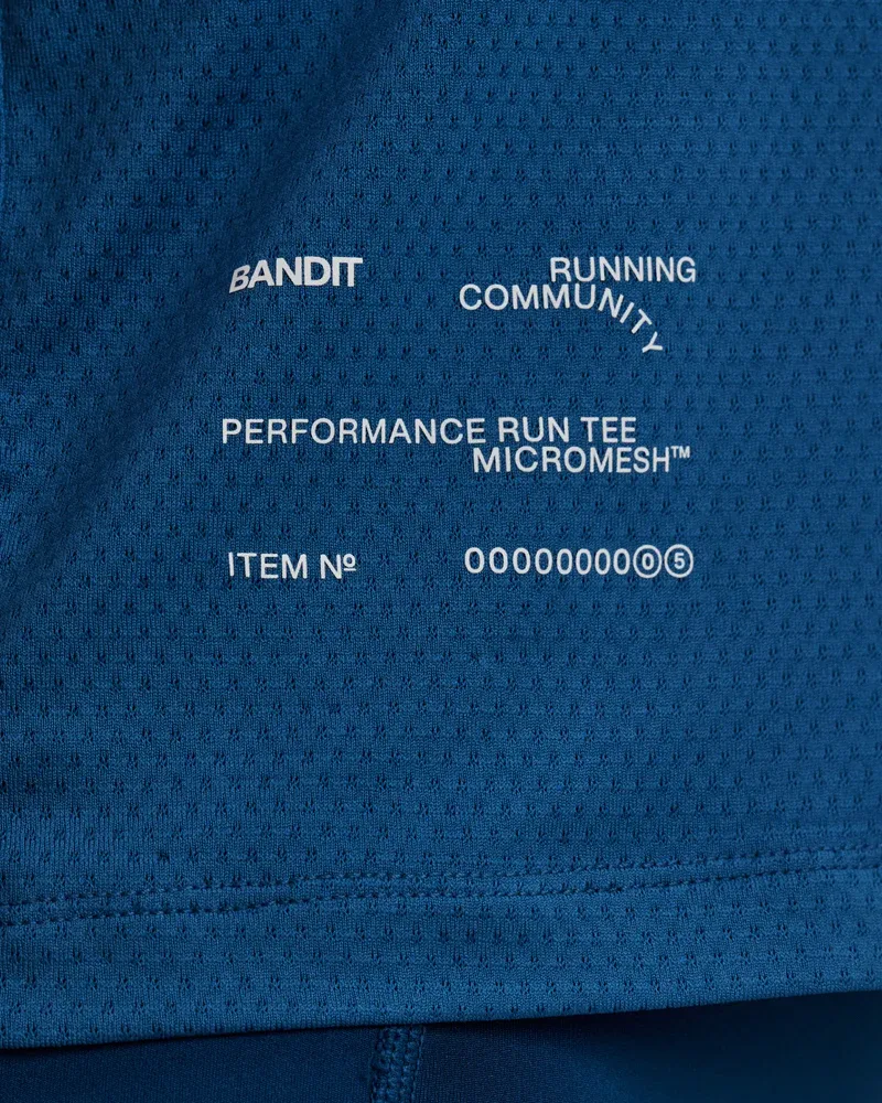 Women s Micromesh Run Tee in Aegean - 4