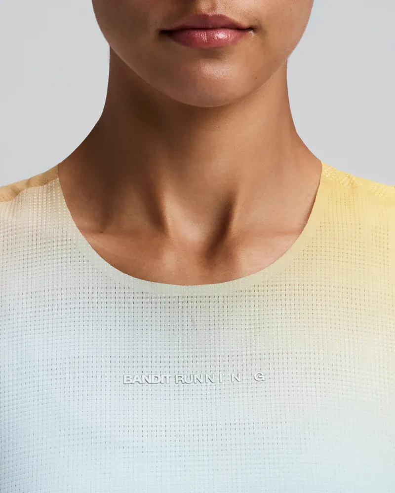 Women s CoolGrid Race Singlet in Lagoon Multi - 4