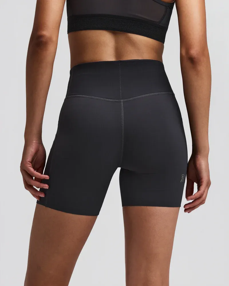 Women s Vanisher High Waist Compression Shorts 5 in Anthracite - 4
