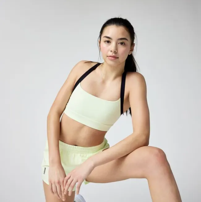 Luxe Strappy Bra in Luminary / Black - 5
