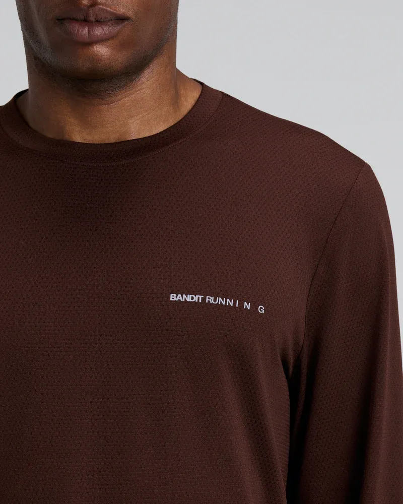 Men s Micromesh Long Sleeve in Cacao - 5