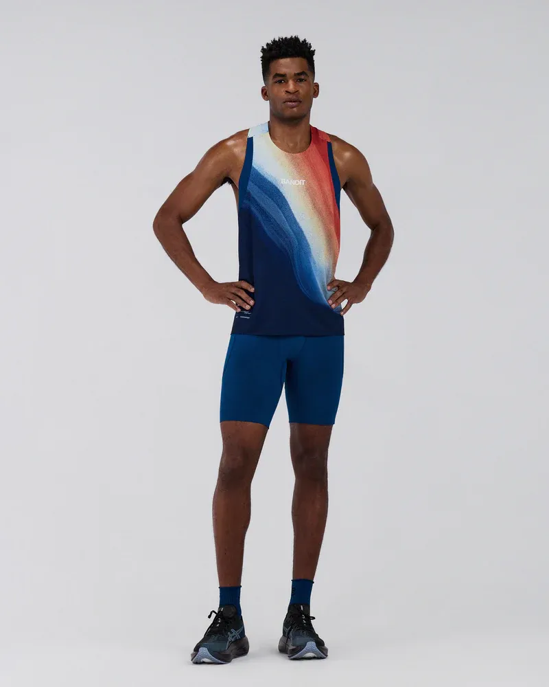 Men s Specter Race Singlet in Thermal Field Rusted Apricot - 5