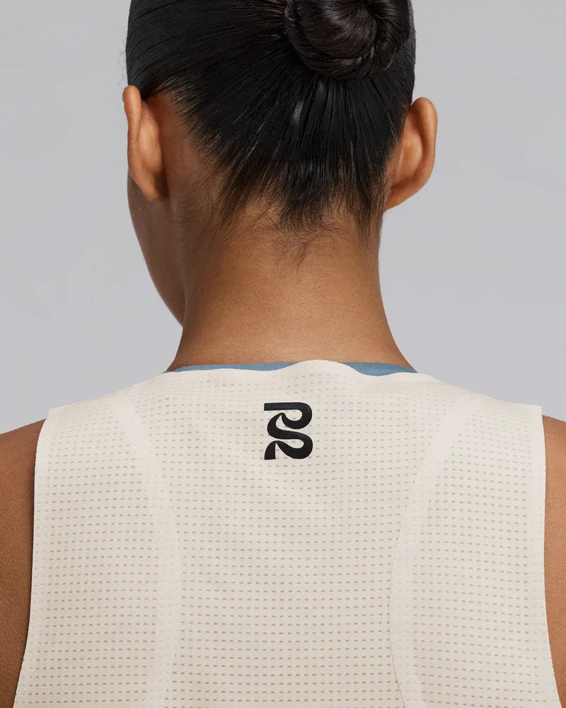 Women s GeoMesh Race Singlet in Cream - 5