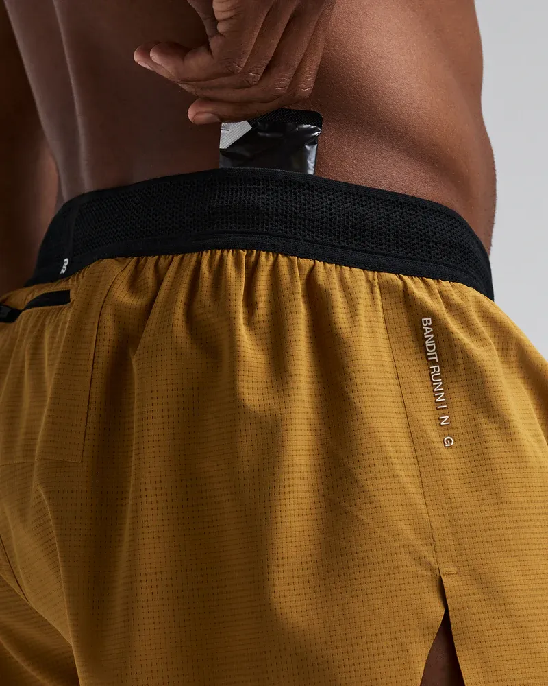 Men s CoolGrid Split Shorts 3 in Copal - 5