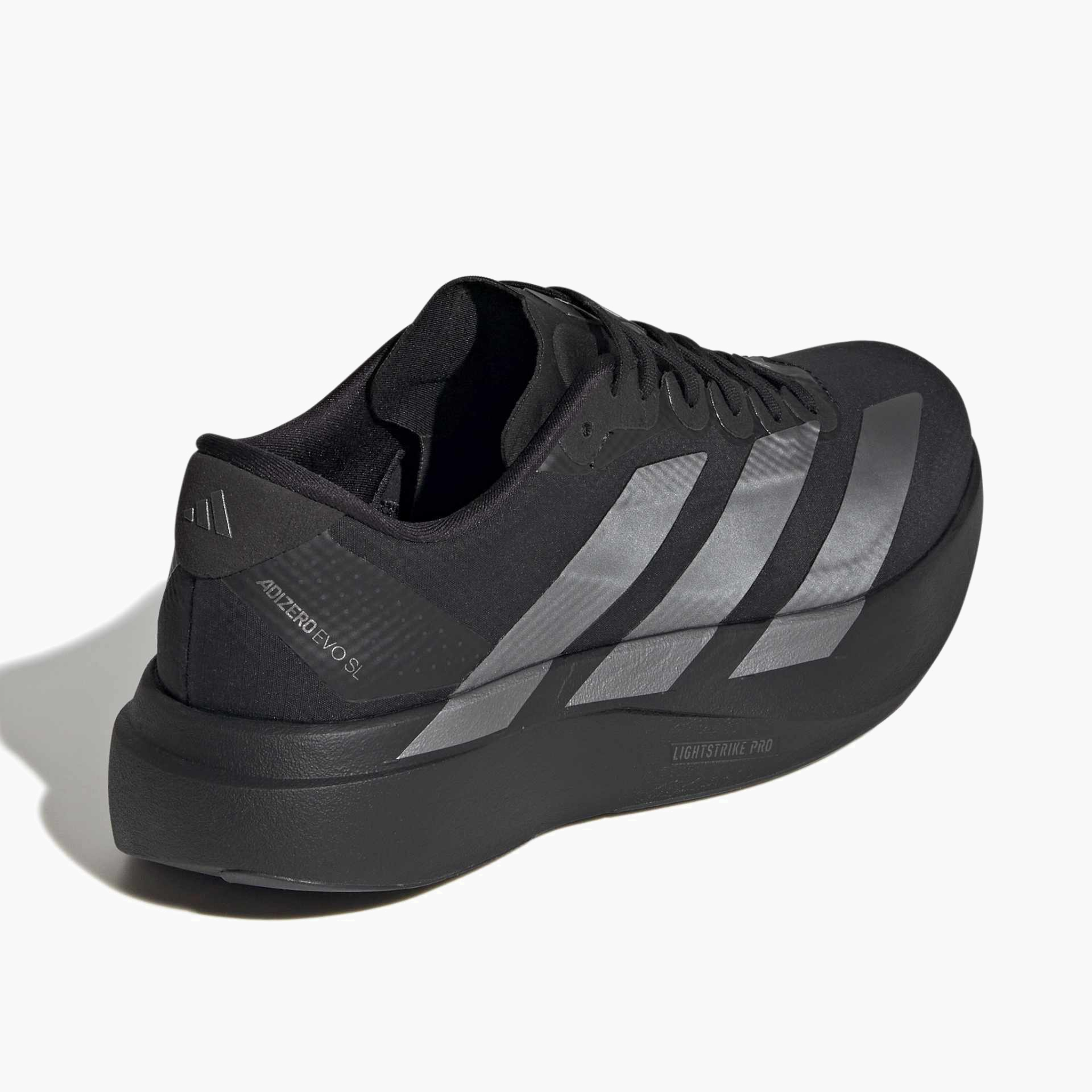 Top back angle shot of Women's Evo SL Woven in Cblack / Ironmt / Cblack