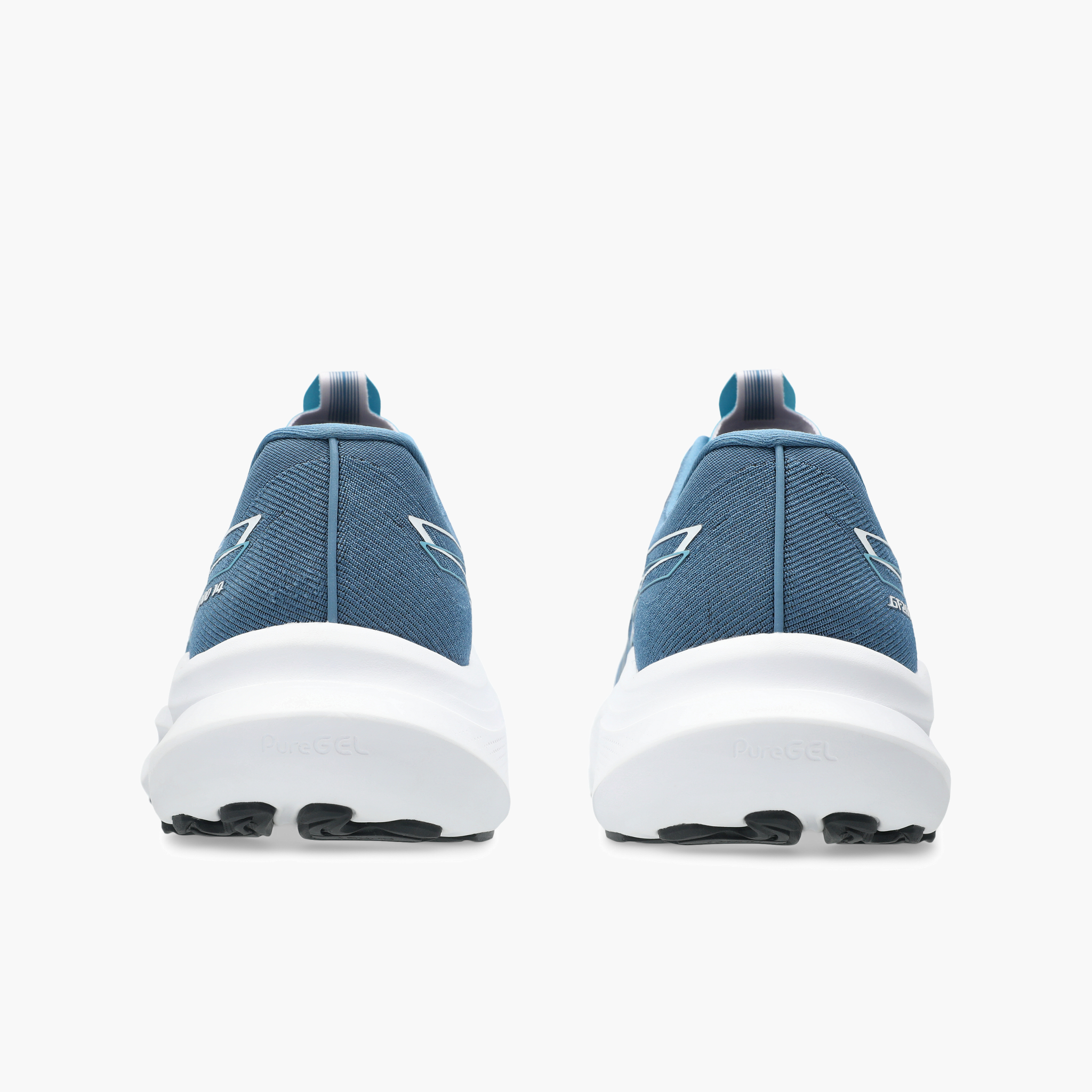 Heel angle shot of Women's GT-2000 14 in Winter Sea / White