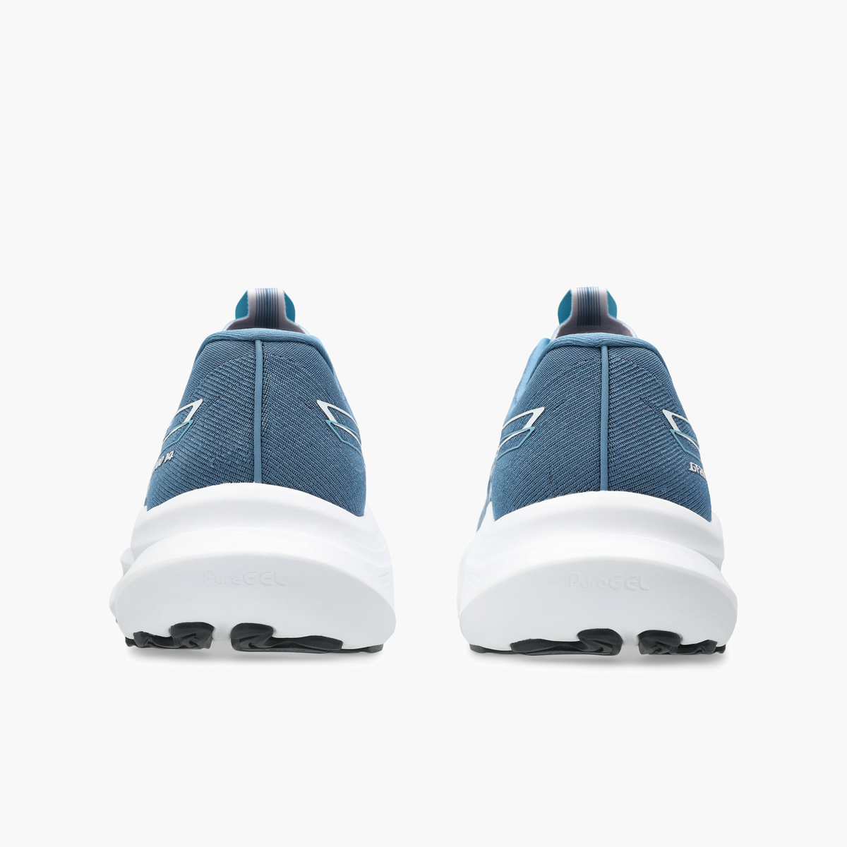 Heel angle shot of Women's GT-2000 14 in Winter Sea / White
