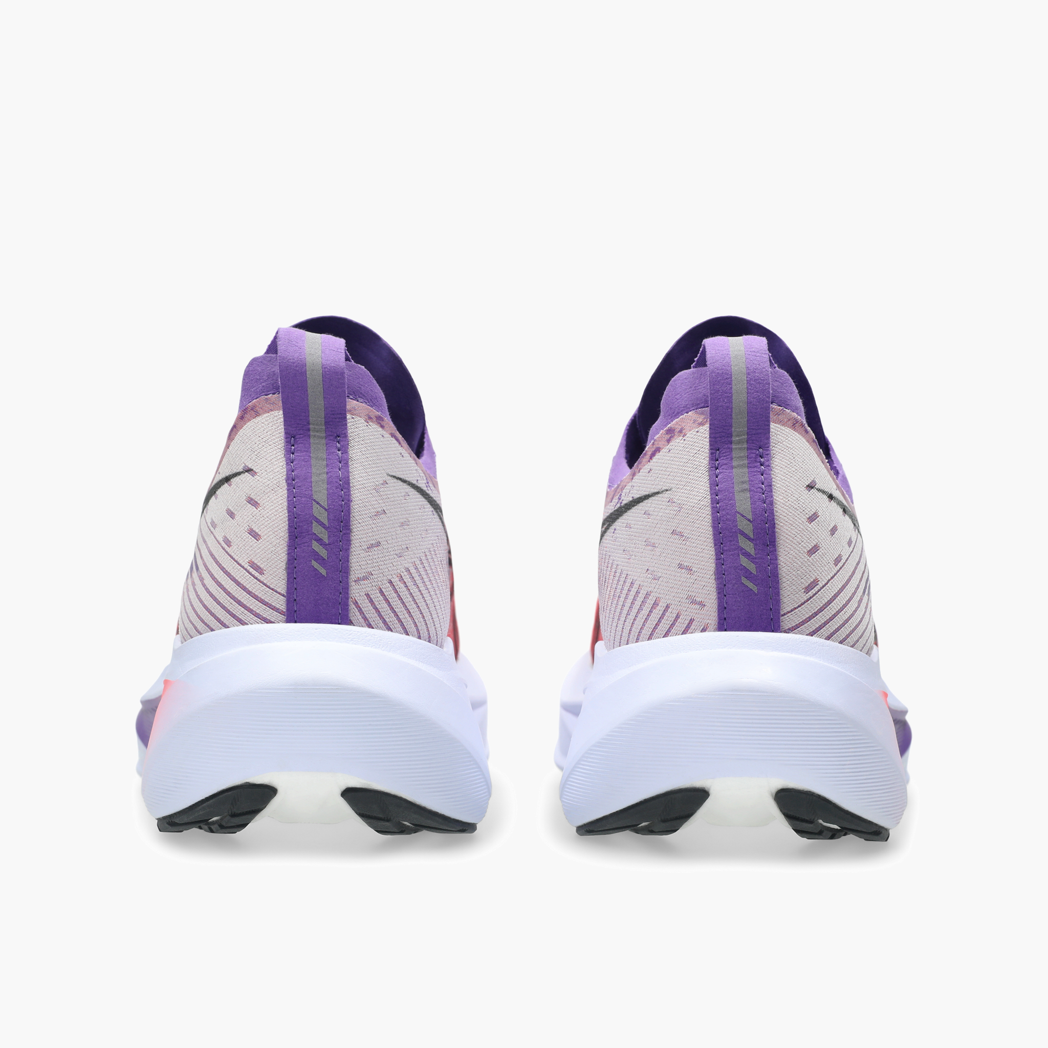 Heel angle shot of All Gender Megablast in Edo Purple / Black