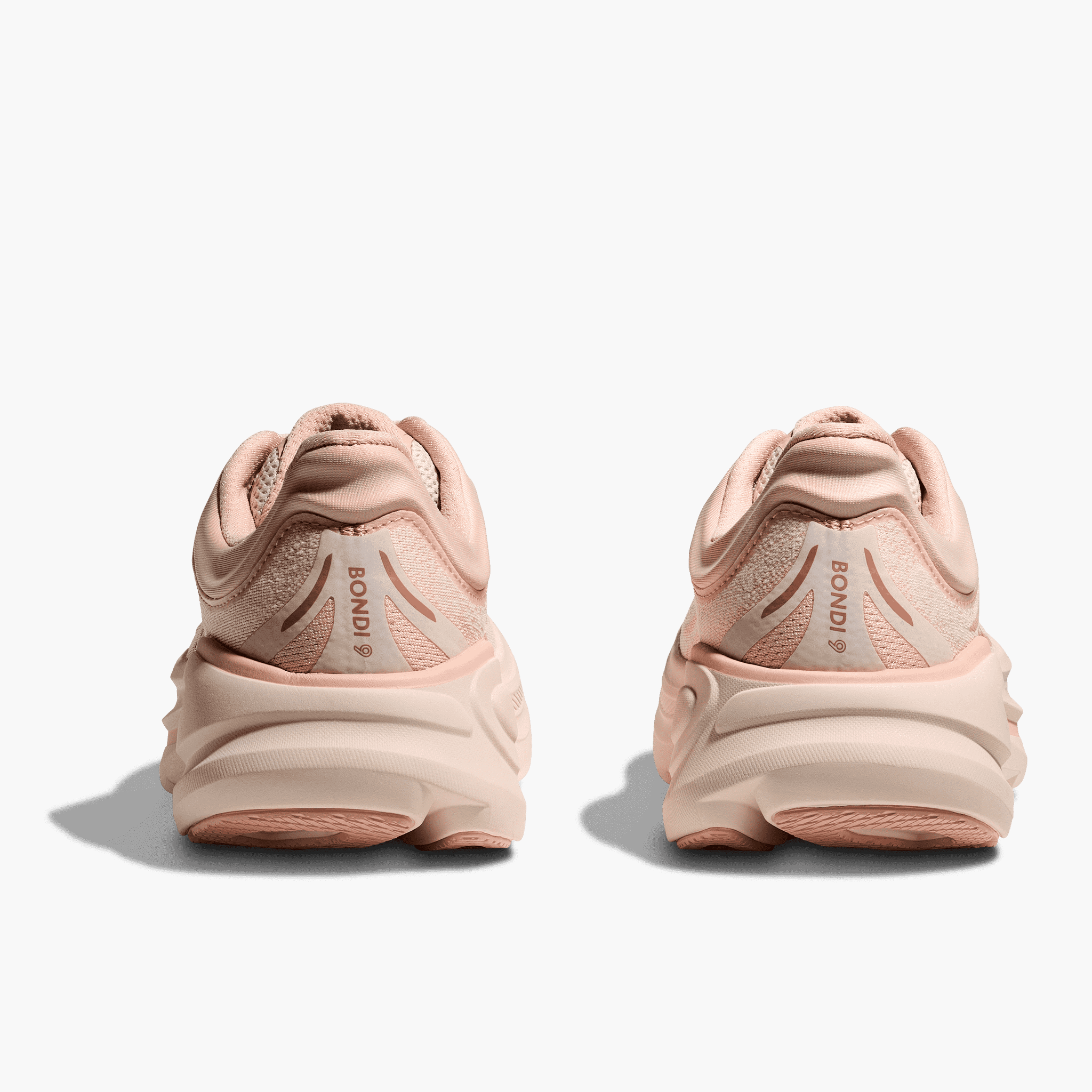 Heel angle shot of Women's Bondi 9 in Rose Latte / Rose Cream
