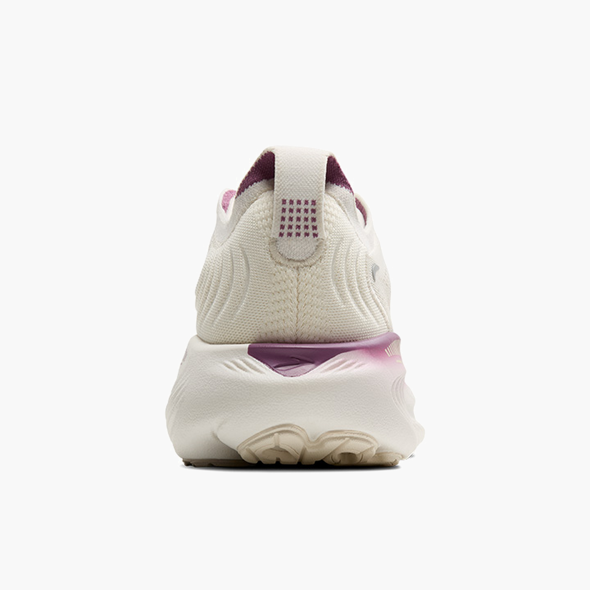 Heel angle shot of Women's Adrenaline GTS 25 in Coconut / Argyle