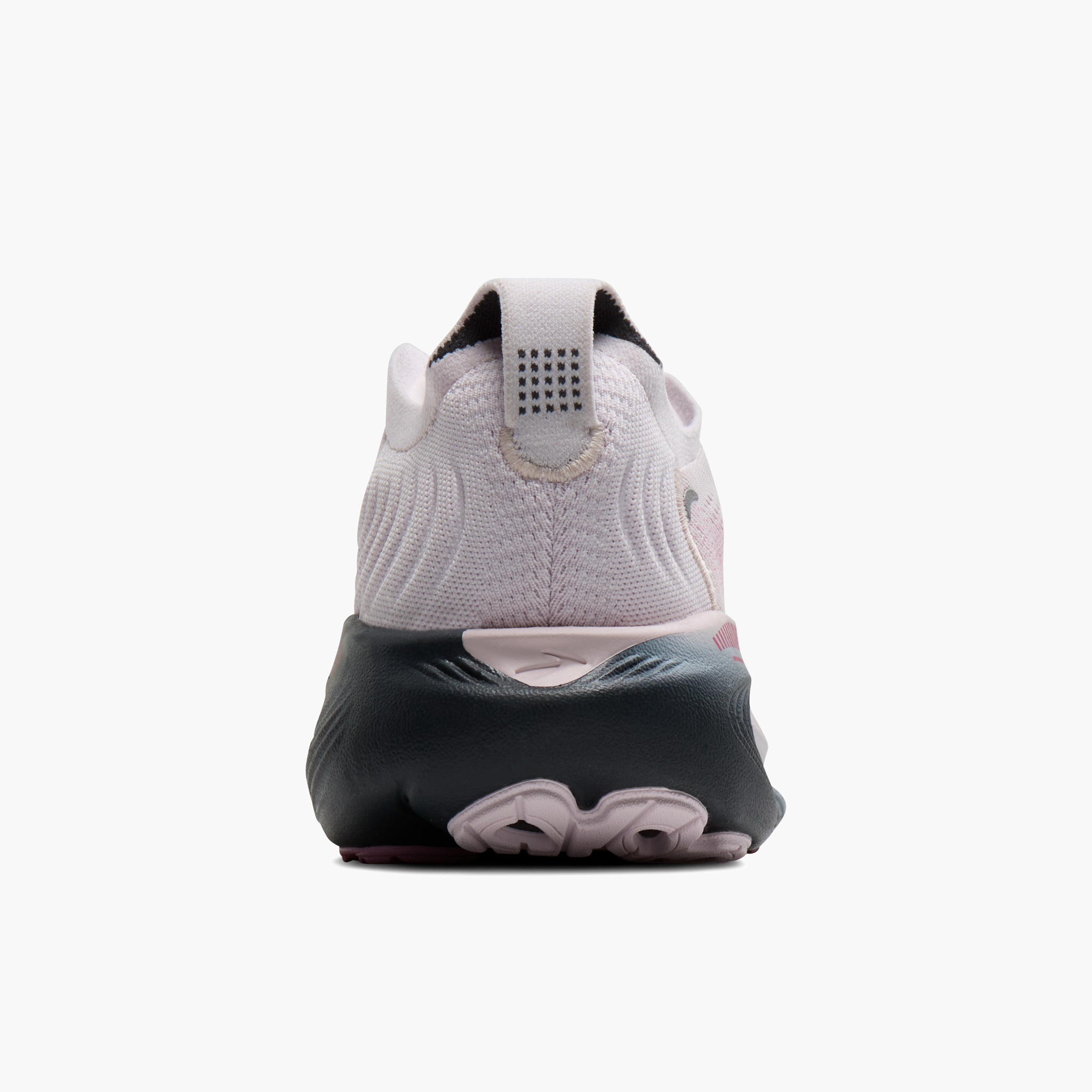 Heel angle shot of Women's Adrenaline GTS 25 in Mauve / Ebony / Pink
