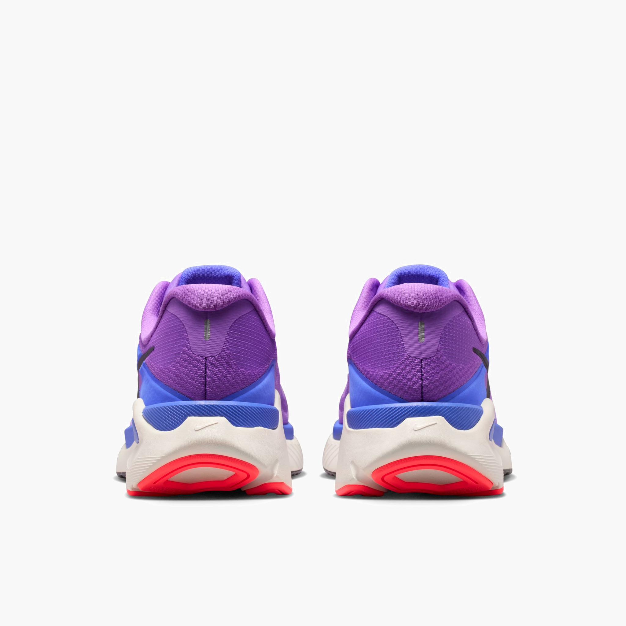 Heel angle shot of Women's Structure Plus in Bright Violet / Purple Dynasty-Violet Mist