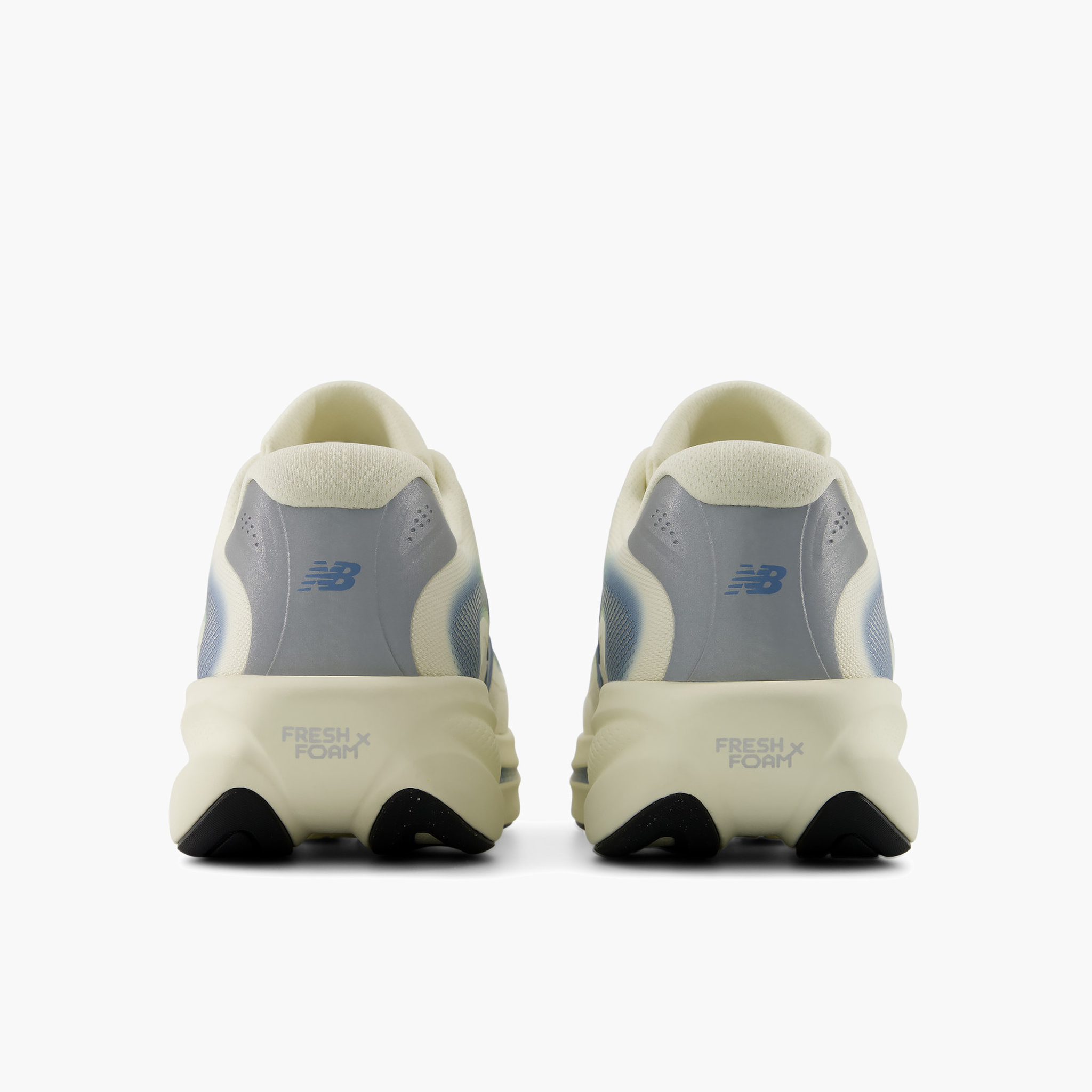 Heel angle shot of Men's Ellipse v1 in Angora / Zincblue