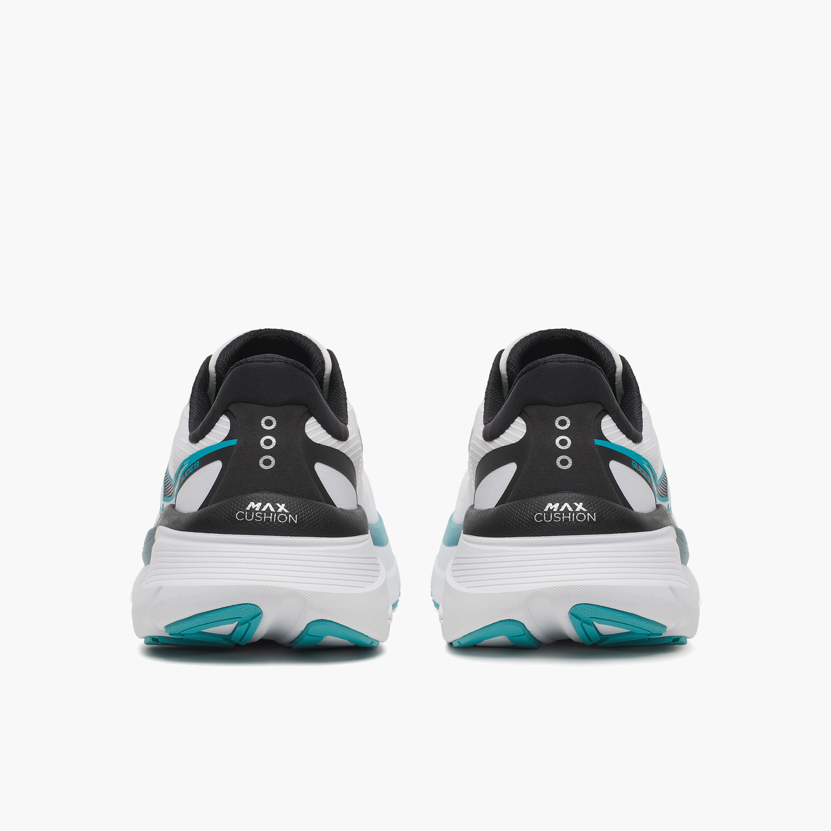 Heel angle shot of Men's Guide 19 in White / Tranqu