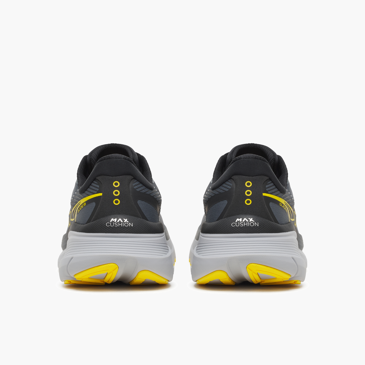Heel angle shot of Men's Guide 19 in Anchor / Black
