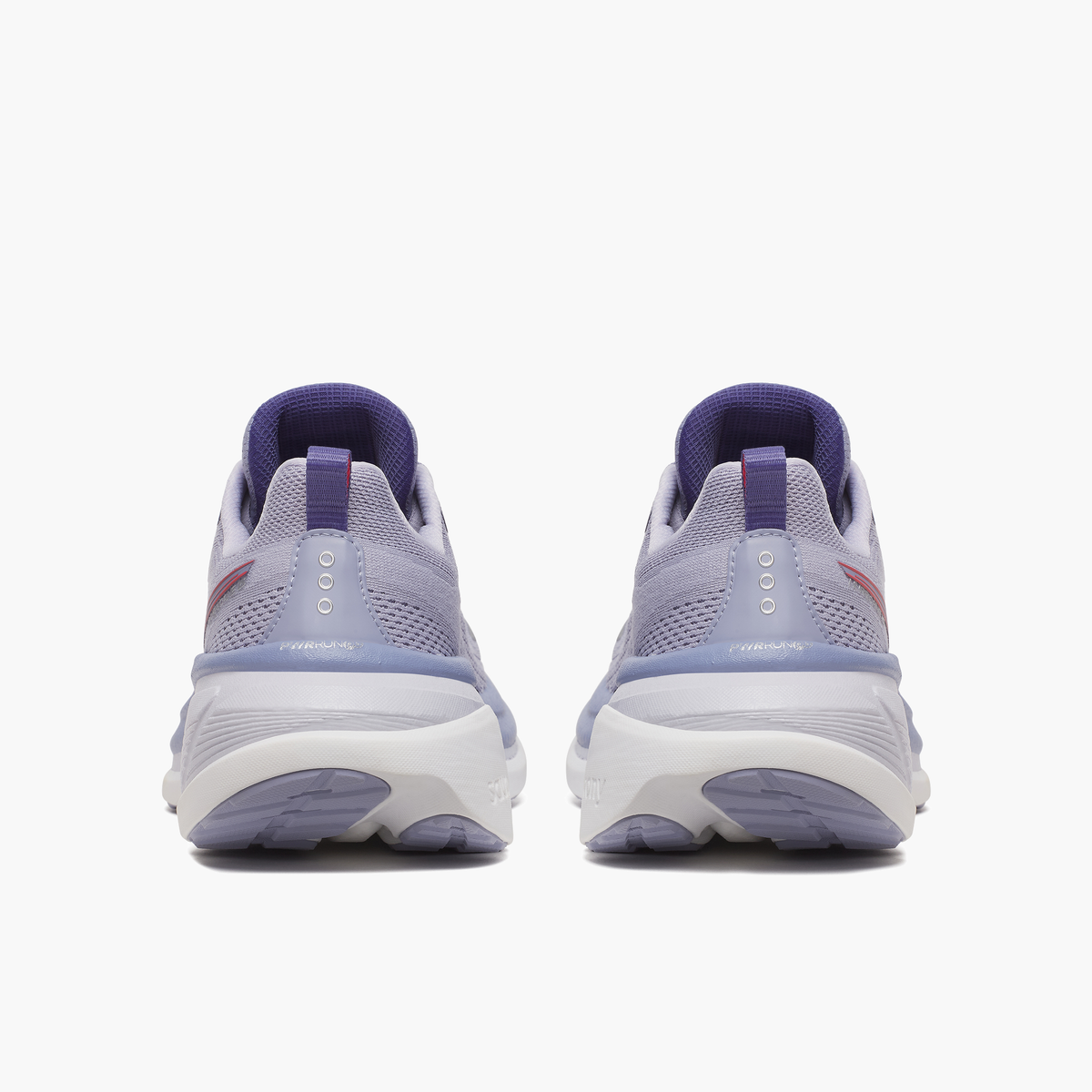 Heel angle shot of Women's Hurricane 25 in Thistle / Aster