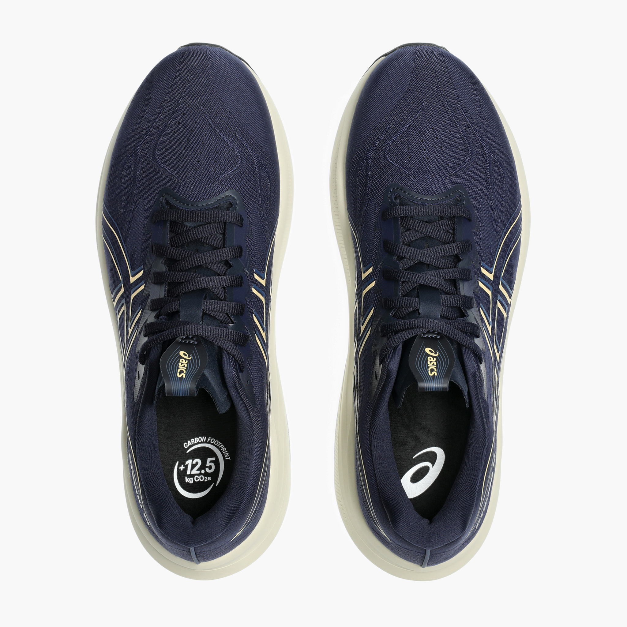 Overhead angle shot of Men's GT-2000 14 in Midnight / Light Orange