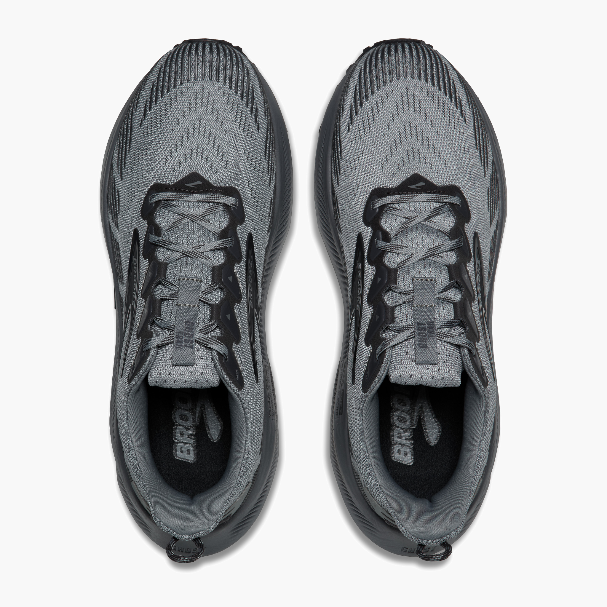 Overhead angle shot of Men's Ghost Trail in Gray / Gray / Blackened Pearl