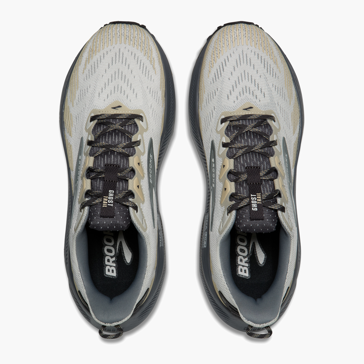 Overhead angle shot of Men's Ghost Trail in Gray / Gray / Bleached Sand