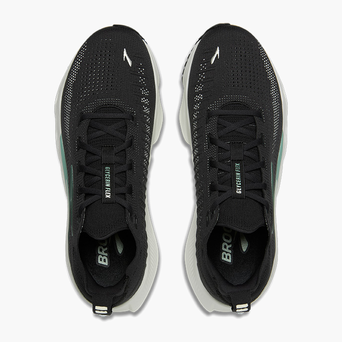 Overhead angle shot of Men's Glycerin Flex in Phantom / Metallic / Coconut
