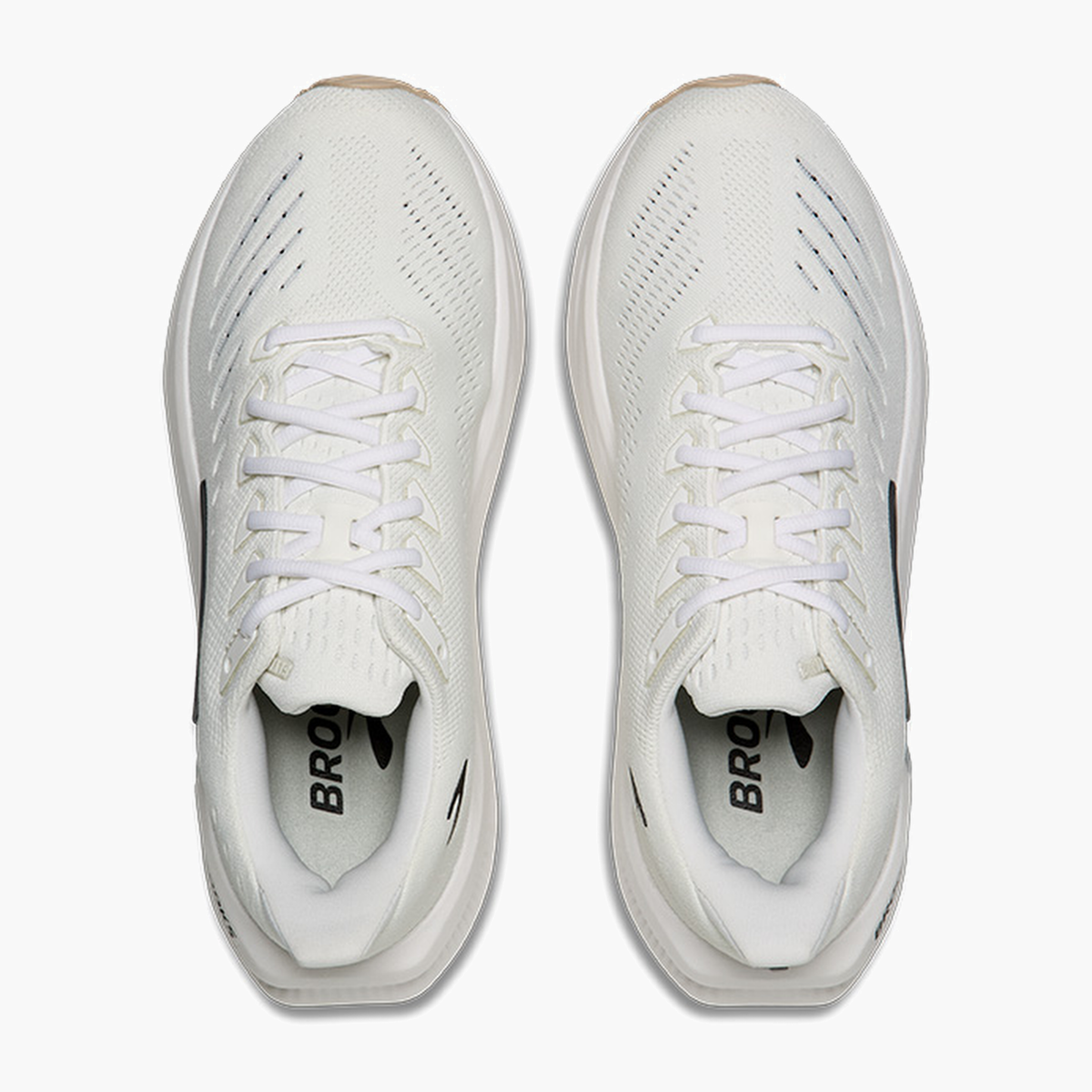 Overhead angle shot of Men's Glycerin Max 2 in White / Black / Chateau Gray