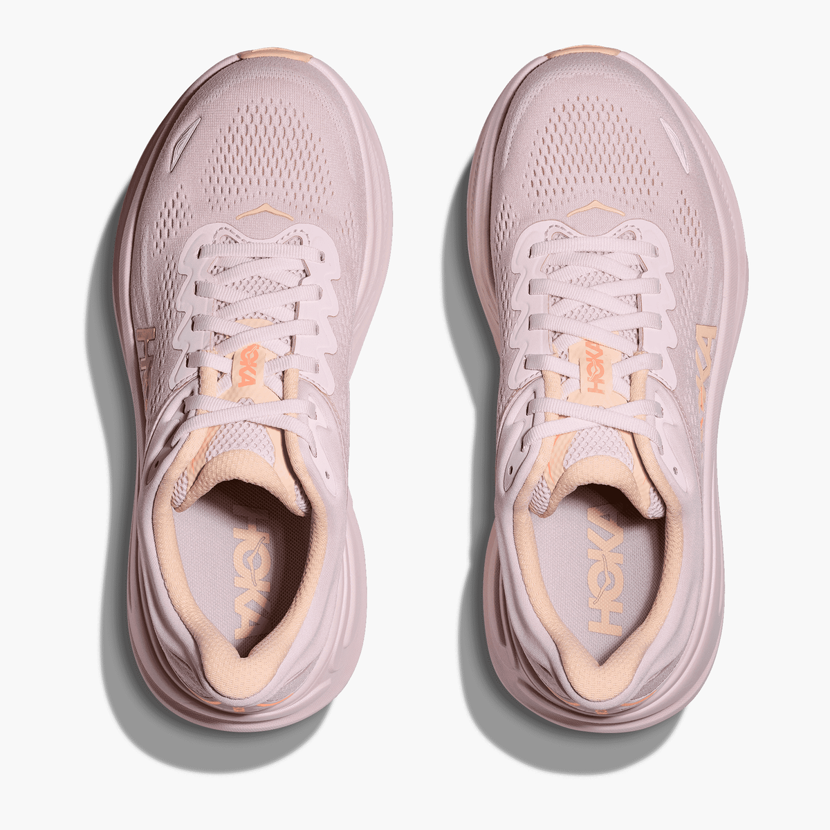 Overhead angle shot of Women's Bondi 9 in Lilac Cream / Tangerine Glow