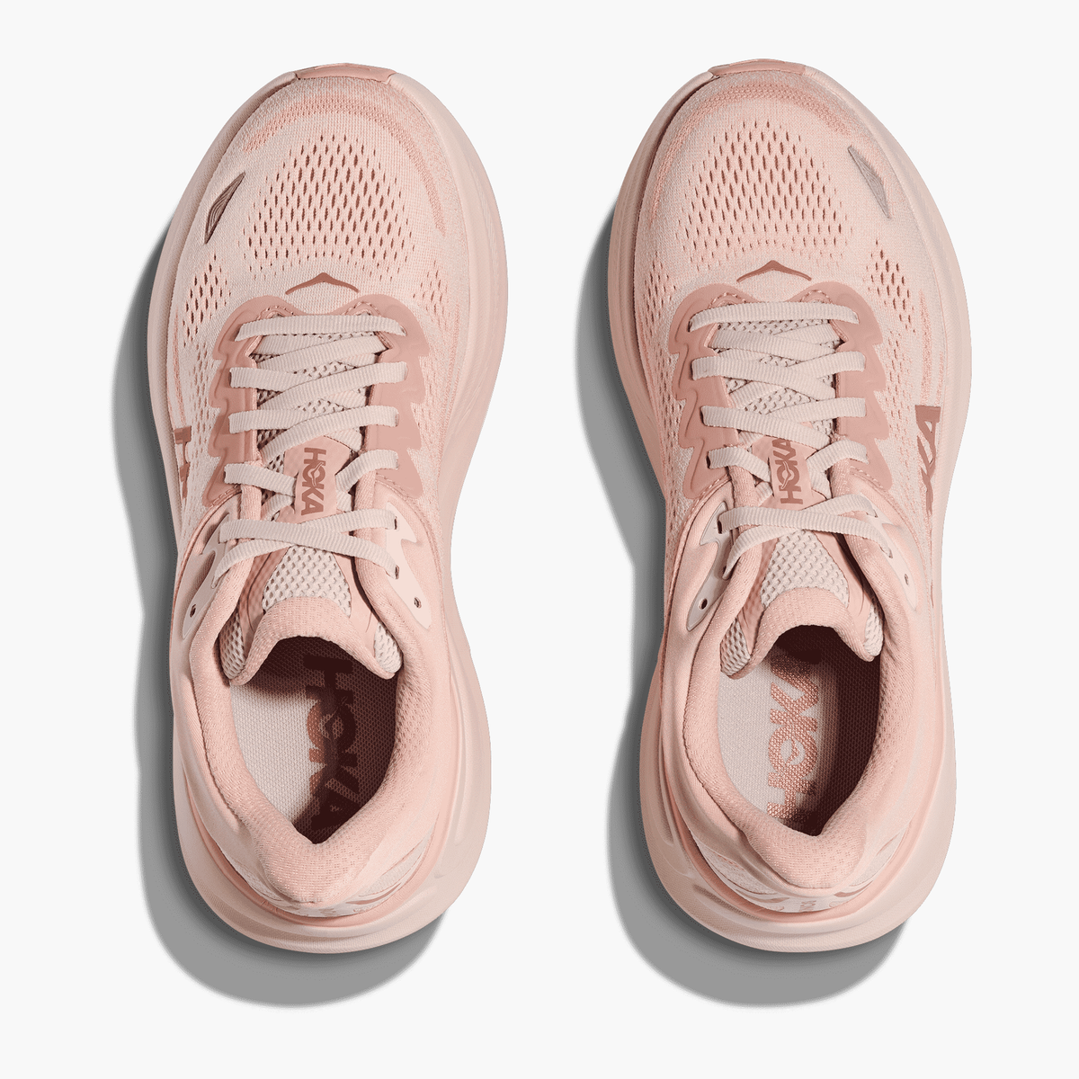 Overhead angle shot of Women's Bondi 9 in Rose Latte / Rose Cream