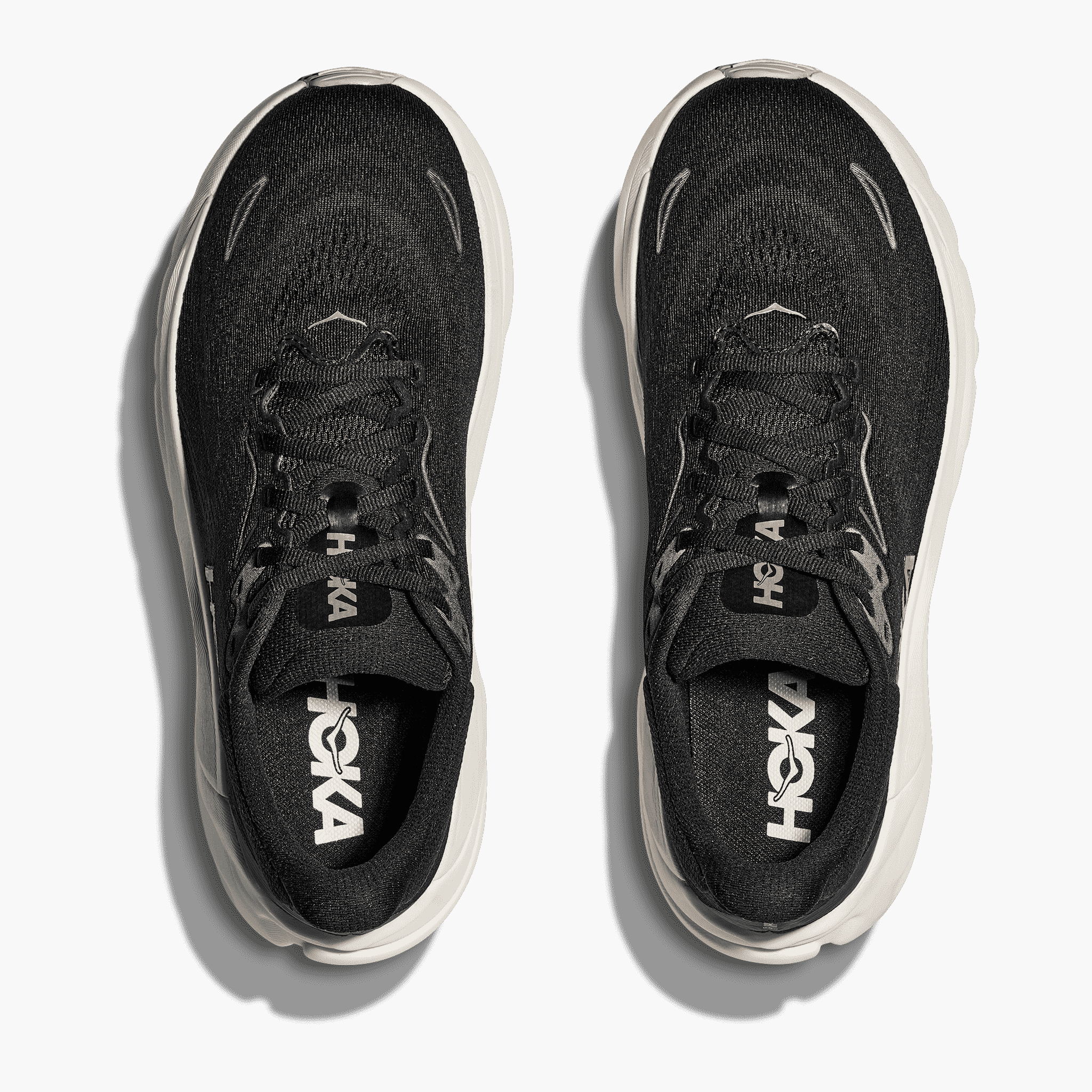 Overhead angle shot of Women's Arahi 8 in Black / Rose Gold