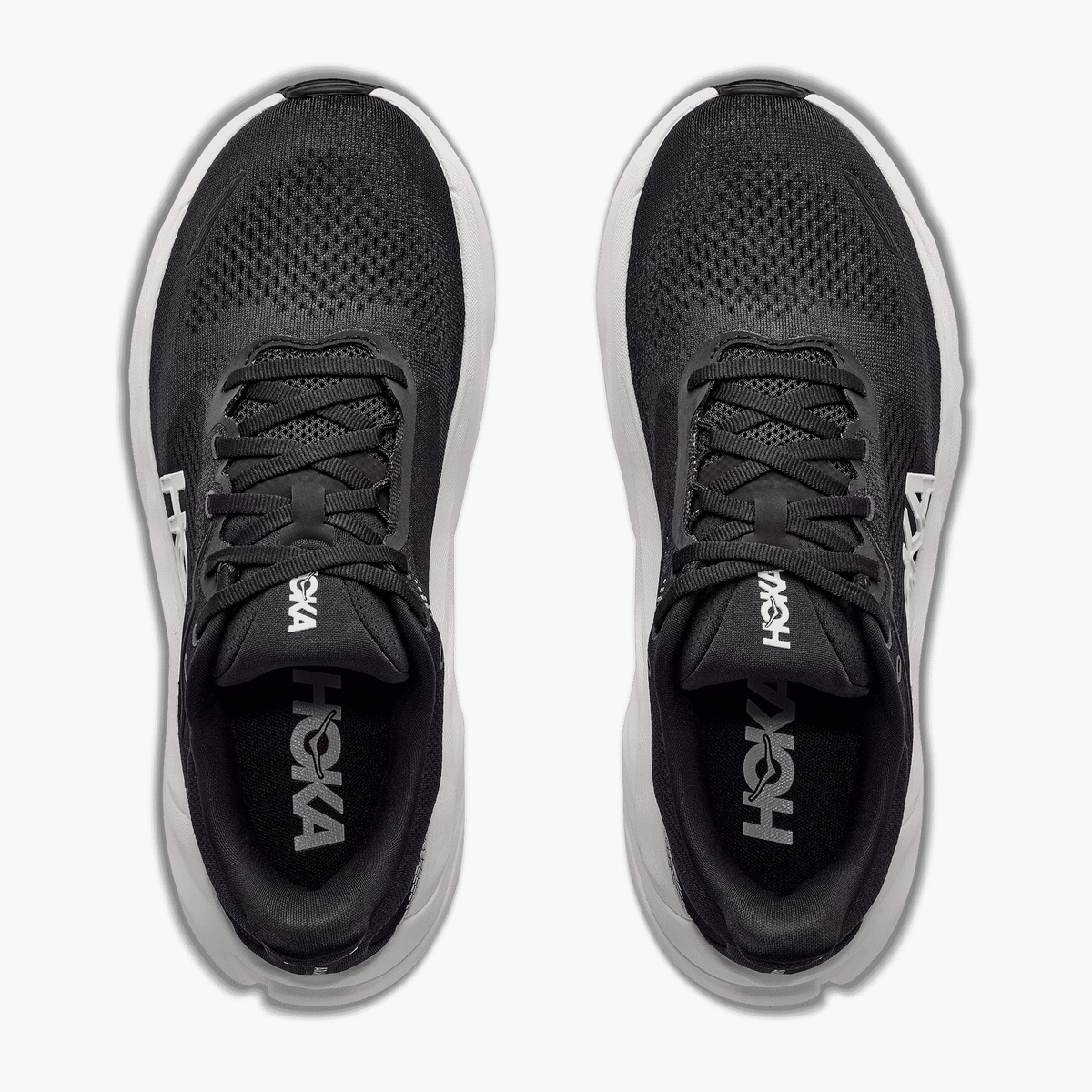 Overhead angle shot of Men's Arahi 9 in Black / White