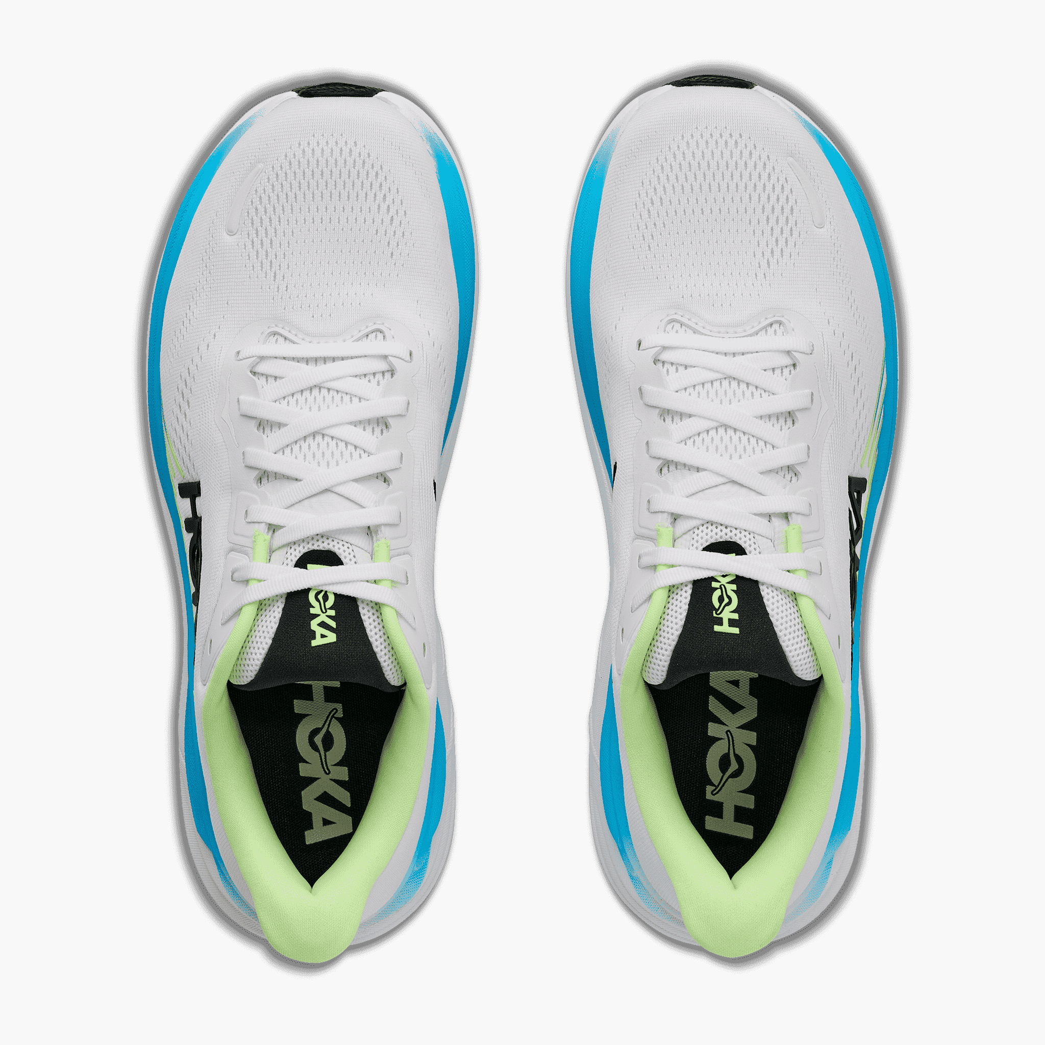 Overhead angle shot of Men's Clifton 11 in Frost / Black
