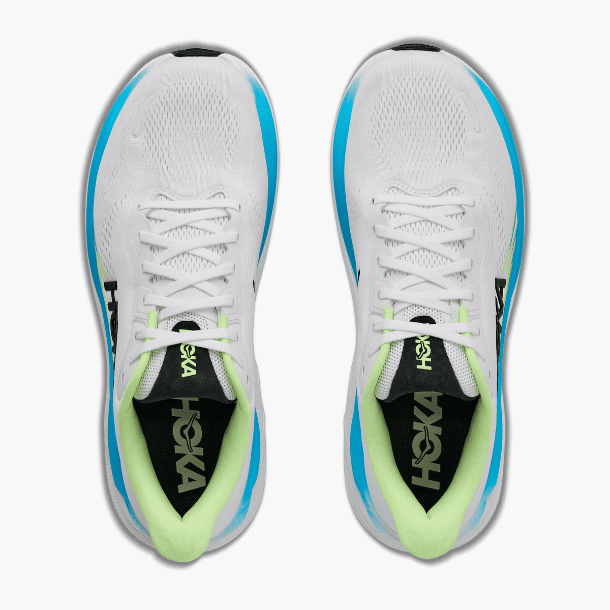 Overhead angle shot of Men's Clifton 11 in Frost / Black