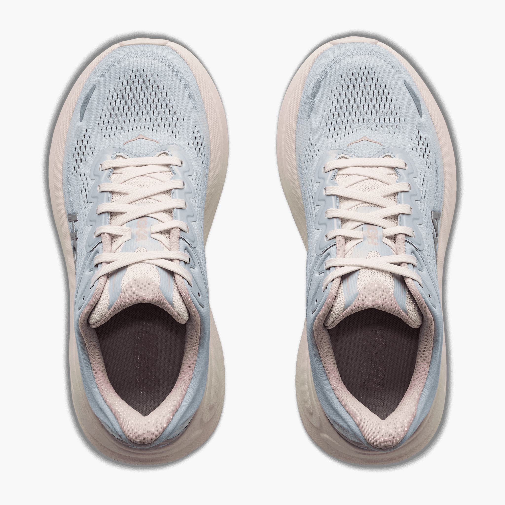 Overhead angle shot of Women's Bondi 9 in Alabaster / Mineral Blue