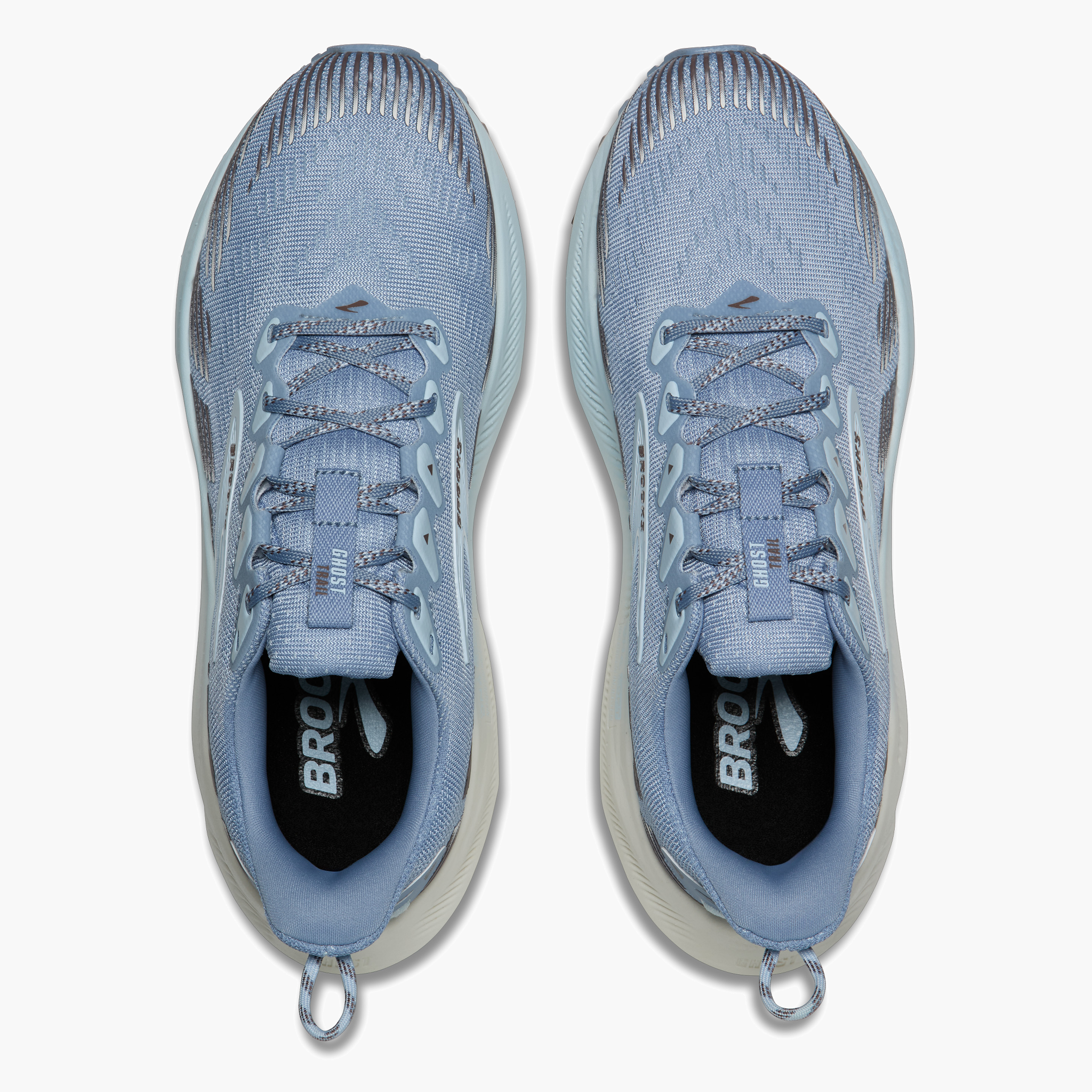 Overhead angle shot of Women's Ghost Trail in Blue / Blue / Brown