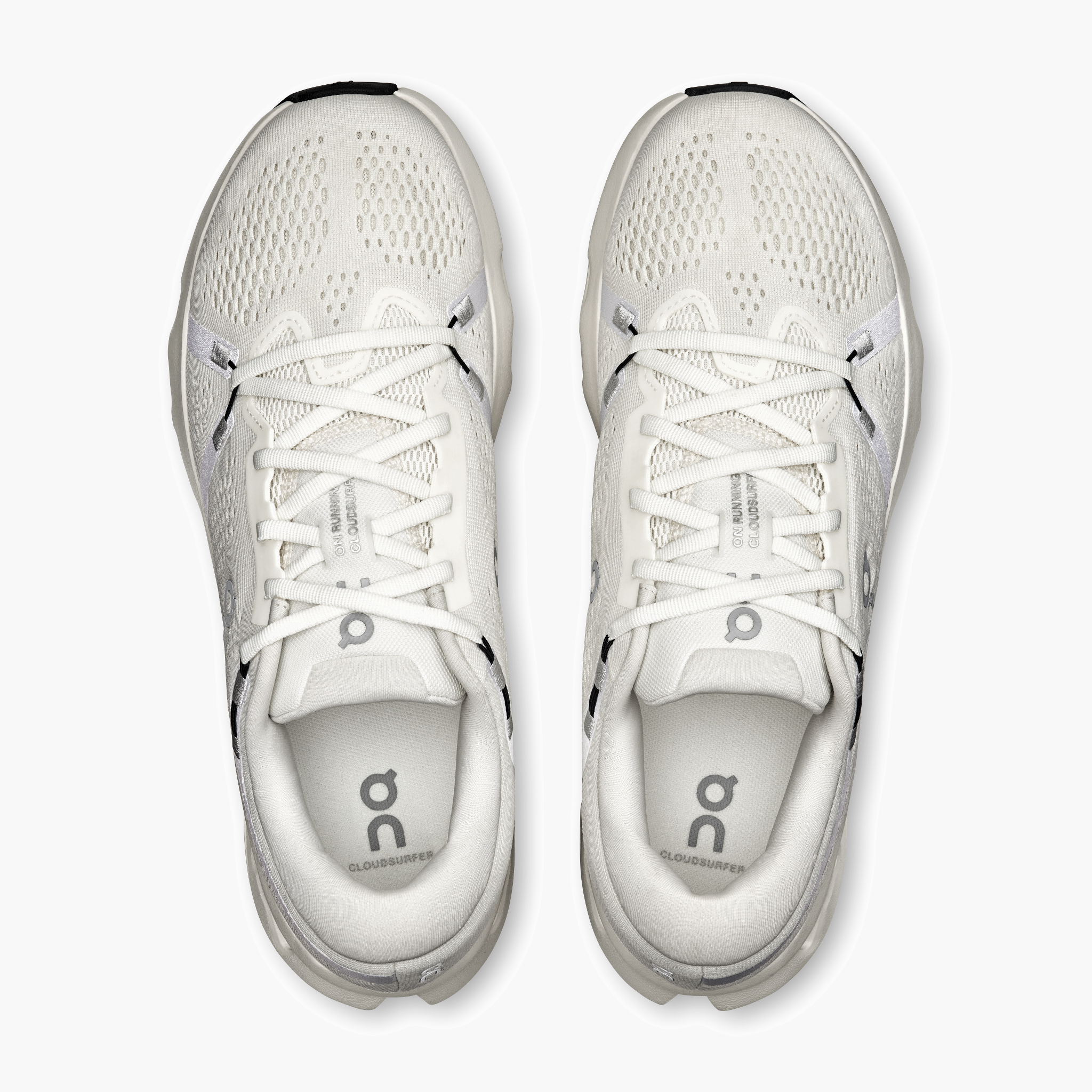 Overhead angle shot of Men's Cloudsurfer 2 in Ivory / Ivory
