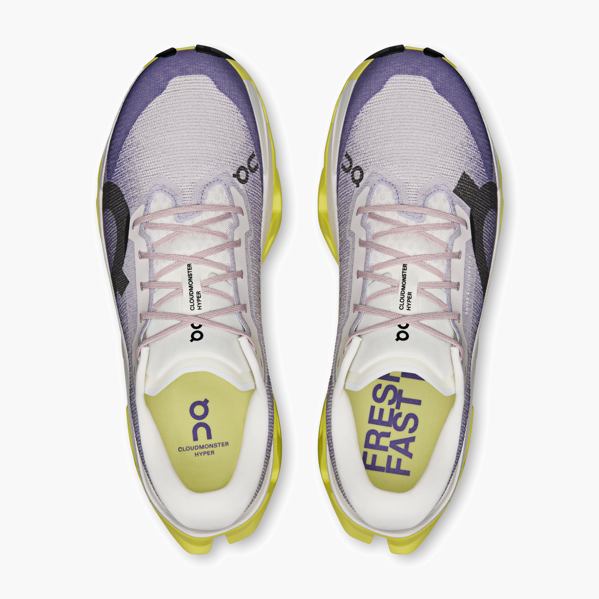 Overhead angle shot of Men's Cloudmonster 3 Hyper in Lily | Limelight