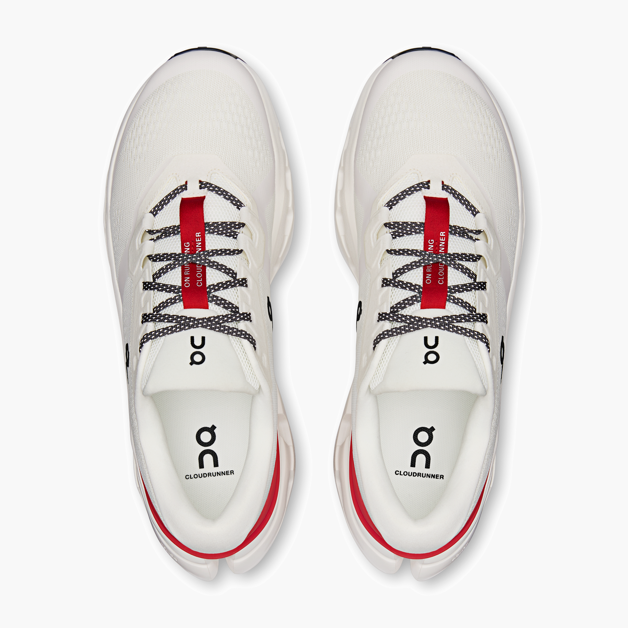 Overhead angle shot of Men's Cloudrunner 3 in Ivory | Robin